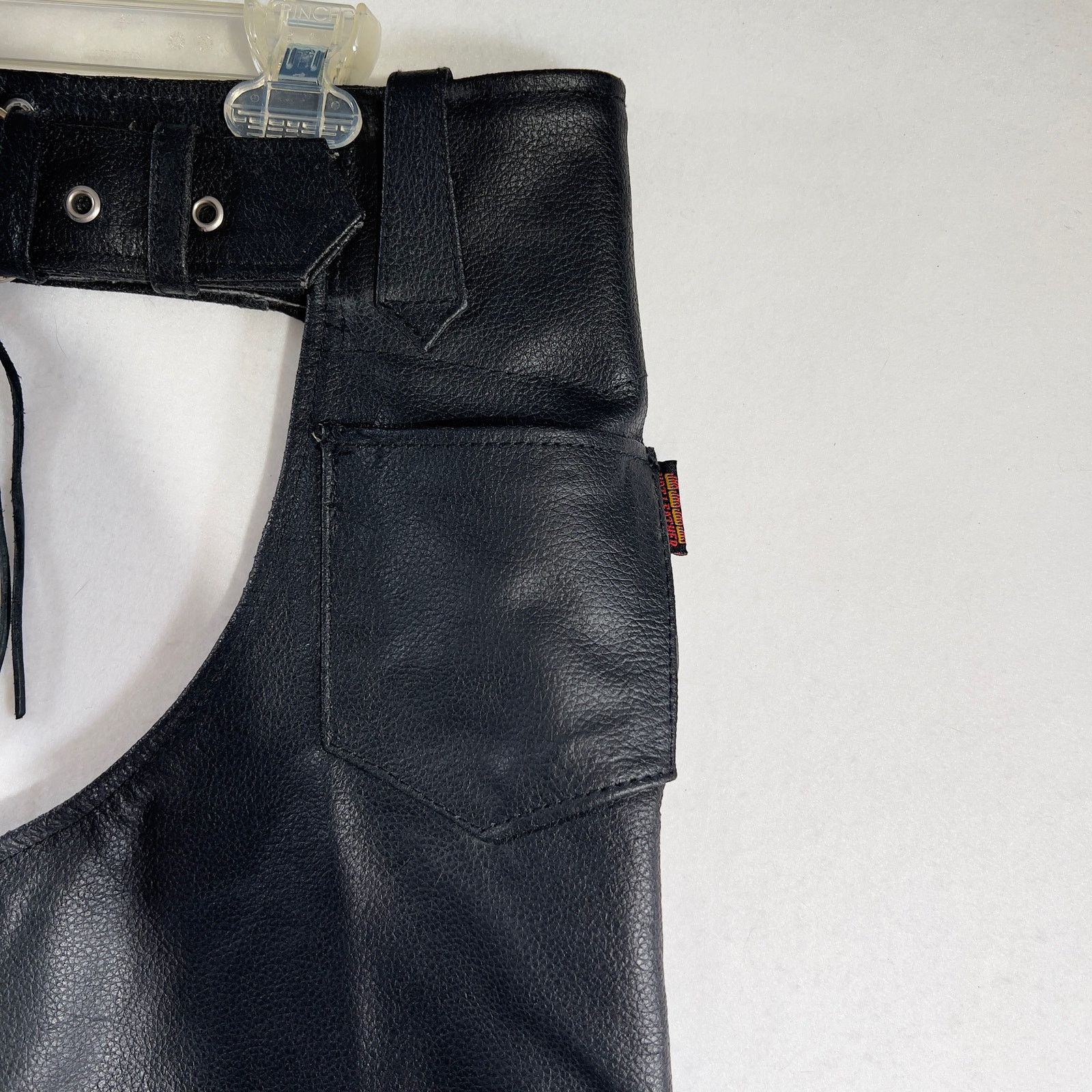 Other Hot Leathers Chaps XL Lined Button Cuffs Full Zip Legs Size US 38 / EU 54 - 14 Thumbnail