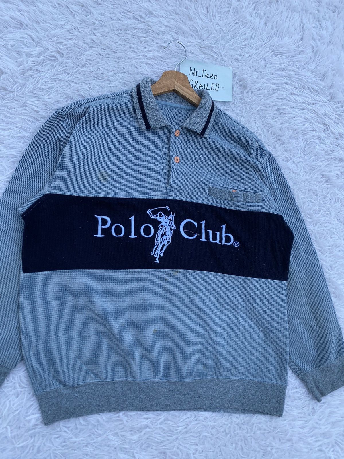 Beverly Hills Polo Club Vintage 90s Polo Club Big Logo Spellout Big Pony Sweater Size US M / EU 48-50 / 2 - 5 Thumbnail