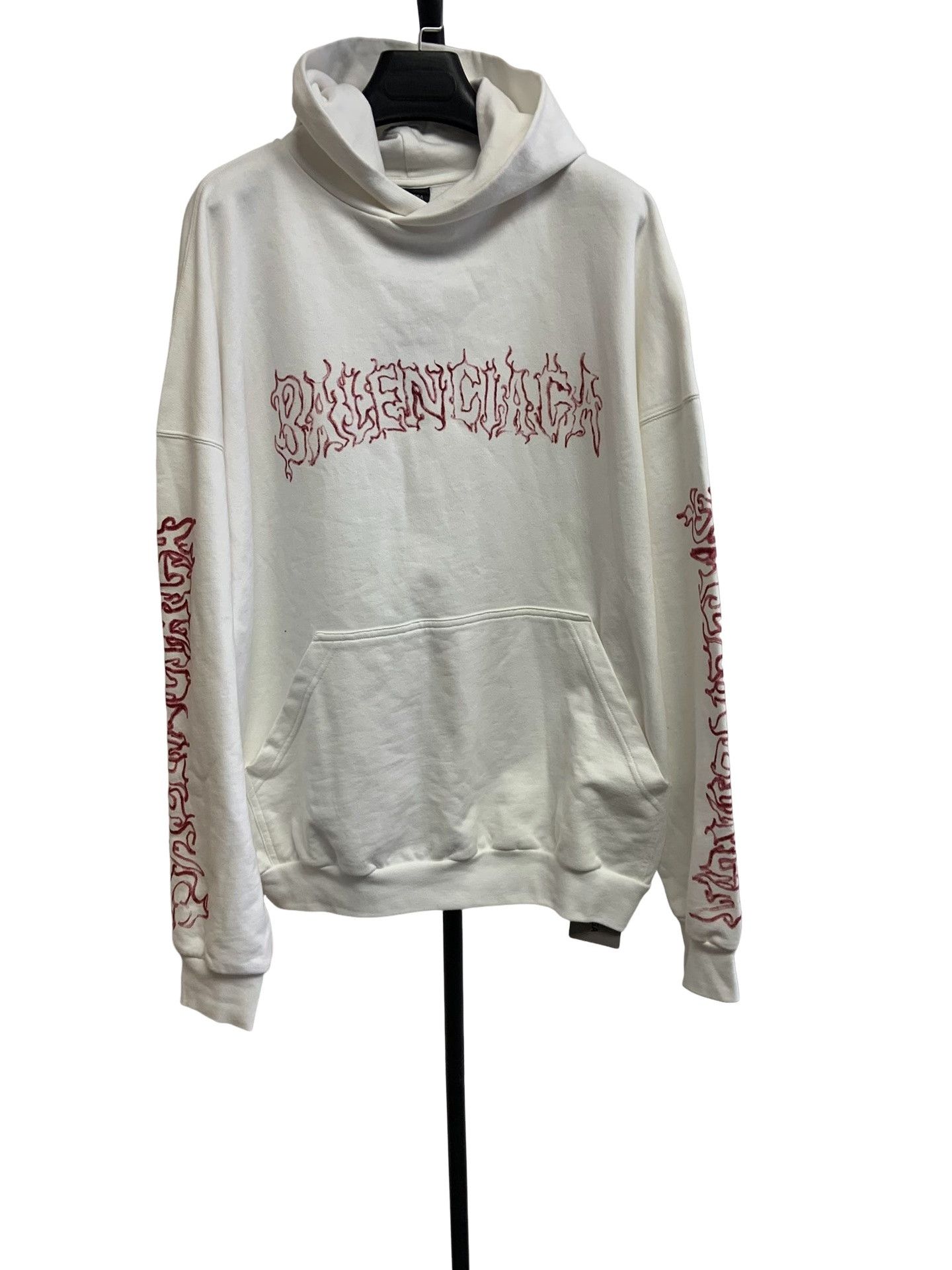 Balenciaga Balenciaga Flame Logo Hoodie Size 2 Size US M / EU 48-50 / 2 - 1 Thumbnail