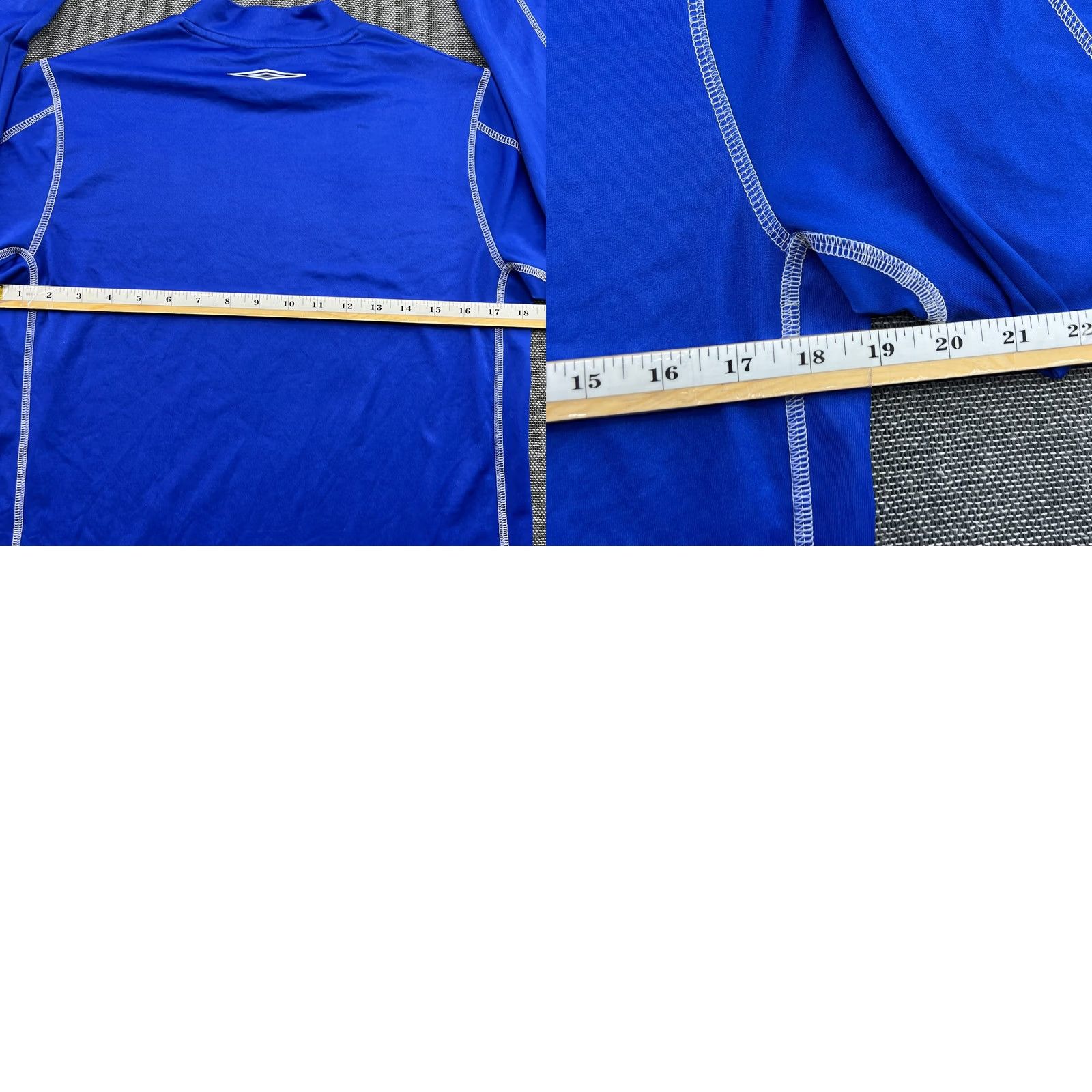 Umbro FK Molde Umbro Mens Home Football Jersey Shirt XL Blue Long Sleeve Rounded Neck Activewear Sports Football Moisture Wicking Quick Dry Size US XL / EU 56 / 4 - 9 Thumbnail