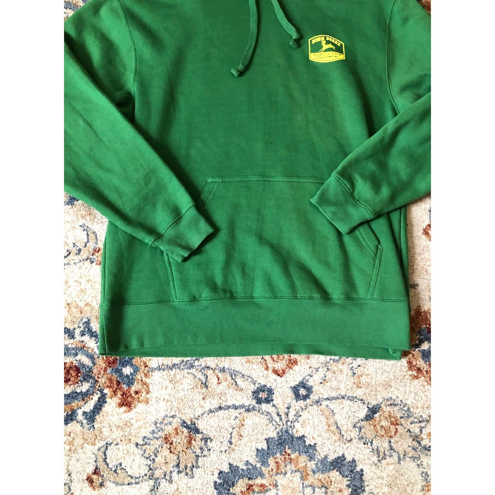 John Deere VINTAGE Men’s John Deere Hoodie Green Large Tractors Farm USA Outdoors Size US L / EU 52-54 / 3 - 5 Thumbnail