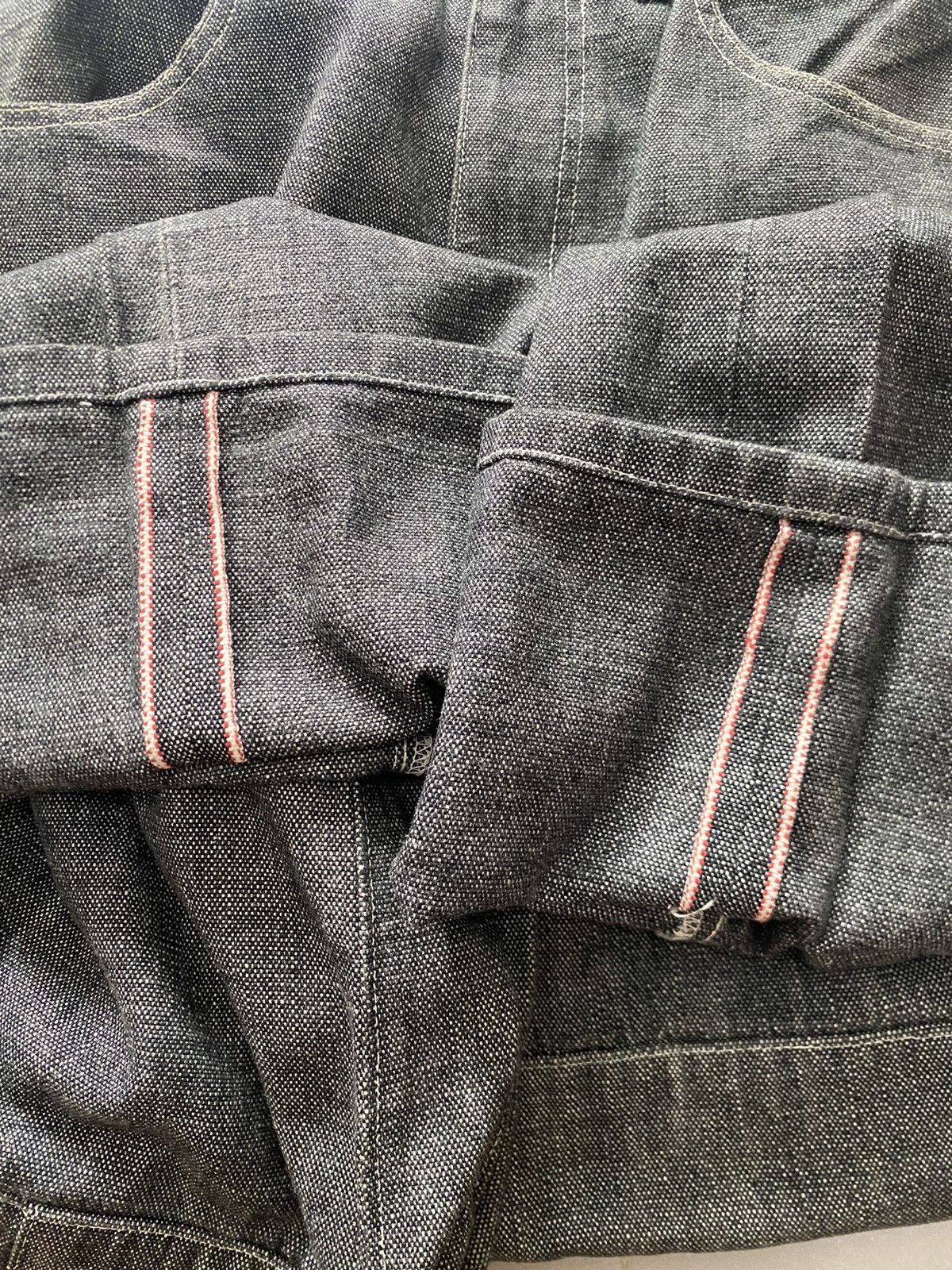 POST OVERALL SINGLE POCKET SELVEDGE DENIM WORK WEAR DESIGN