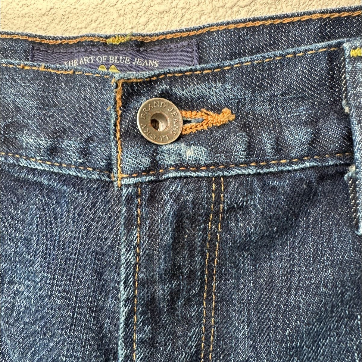 Lucky Brand Lucky Brand Y2K Low Rise Dark Medium Wash Cargo Jeans 4/27 Size 27" / US 4 / IT 40 - 6 Thumbnail