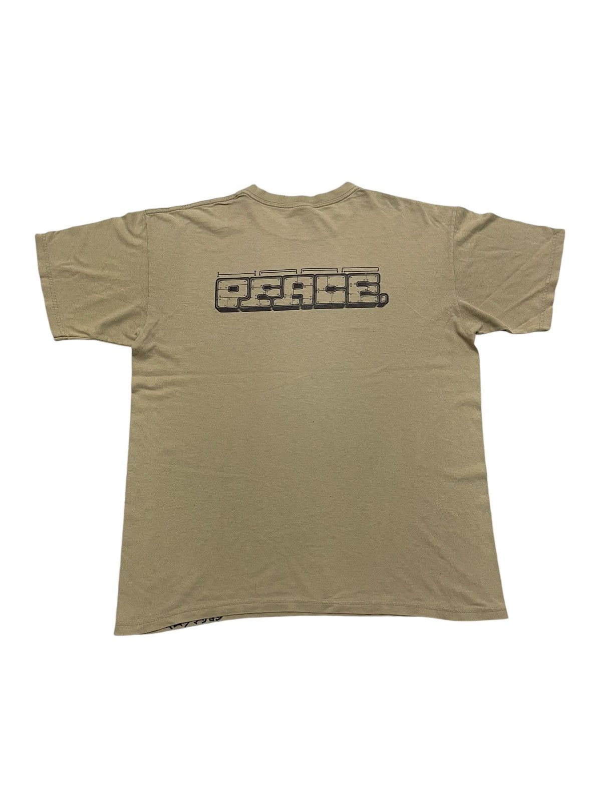 Vintage Vintage 90s ANANDAMIDE Mahatma Ghandi Robot T-shirt Size US L / EU 52-54 / 3 - 2 Thumbnail