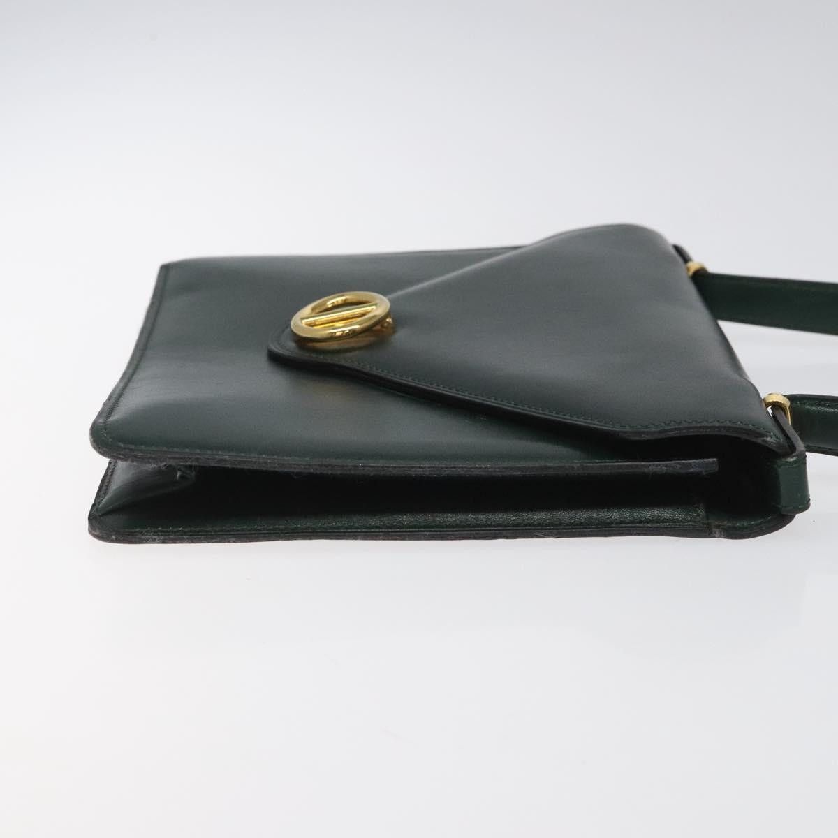 Dior DIOR Hand Bag Leather Green Gold Size ONE SIZE - 4 Thumbnail