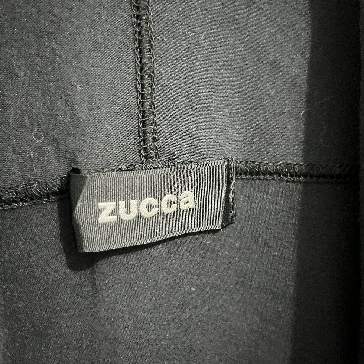 Issey Miyake Zucca Black Open Front Drape Unique Cardigan Outer - JUN25 Size US M / EU 48-50 / 2 - 4 Thumbnail