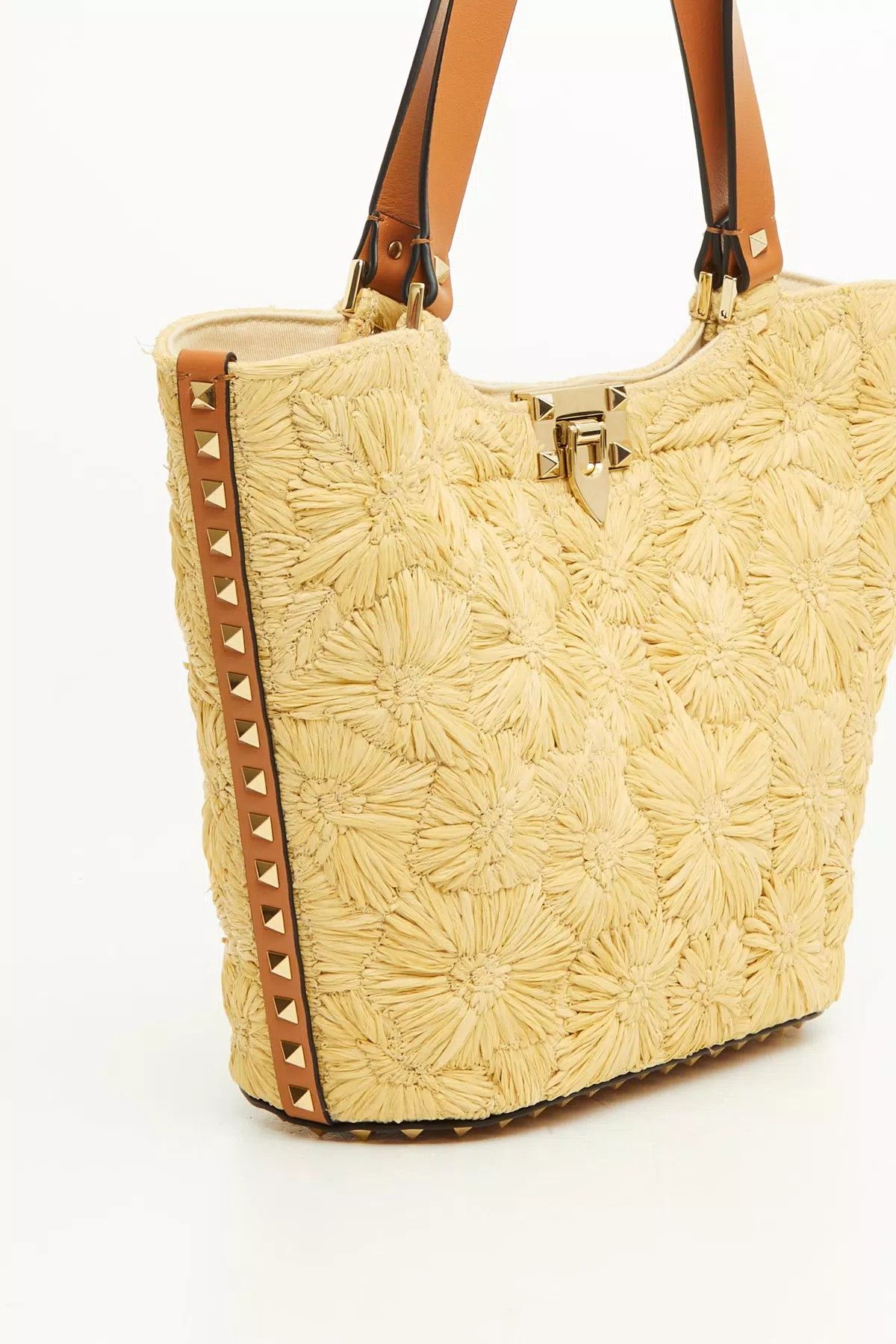 Valentino oc11z0725 Size:OS/ Tote Bag in Beige Size ONE SIZE - 3 Thumbnail
