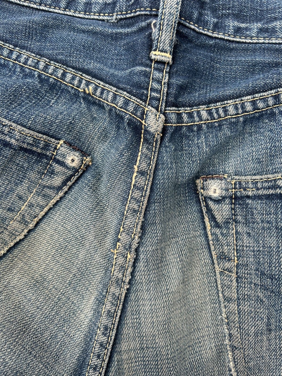 Kapital Vintage Real McCoy Selvedge Distressed Denim Jeans Size US 31 - 16 Thumbnail