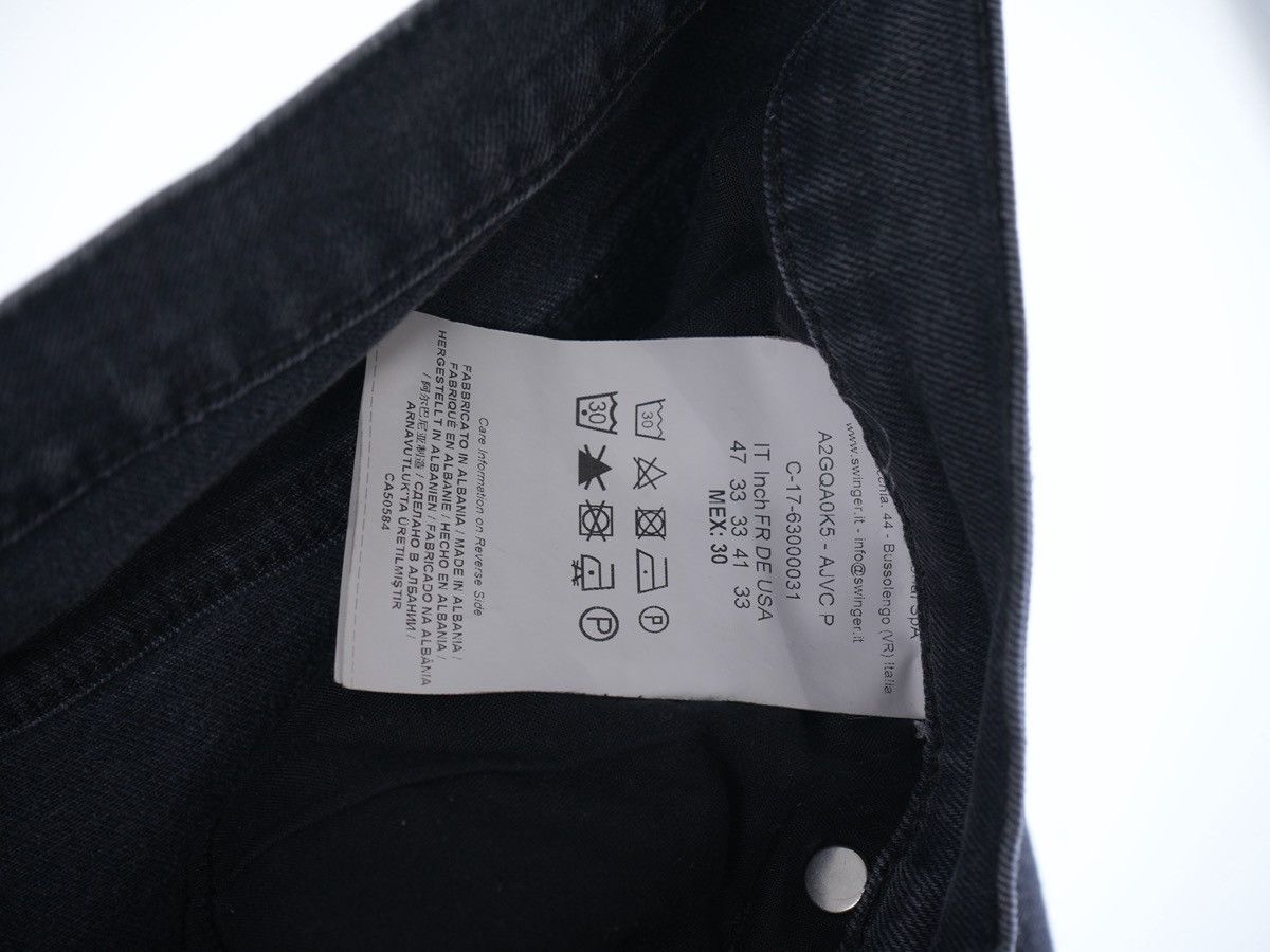 Versace Jeans Couture Versace Jeans Couture Gray Washed Jeans Size US 30 / EU 46 - 4 Thumbnail