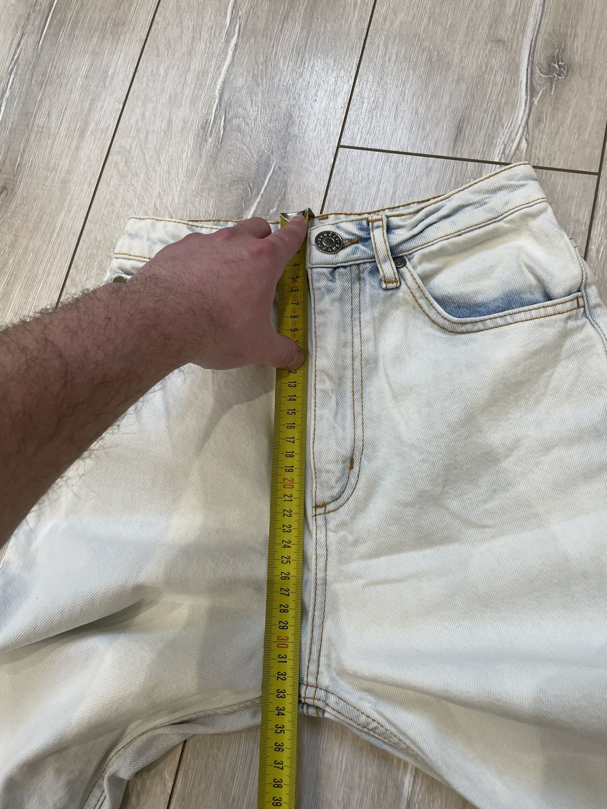 Sandro SANDRO Abelia Snow Wash High Waist Jeans Size 34 Size 24" / US 00 / IT 34 - 18 Thumbnail