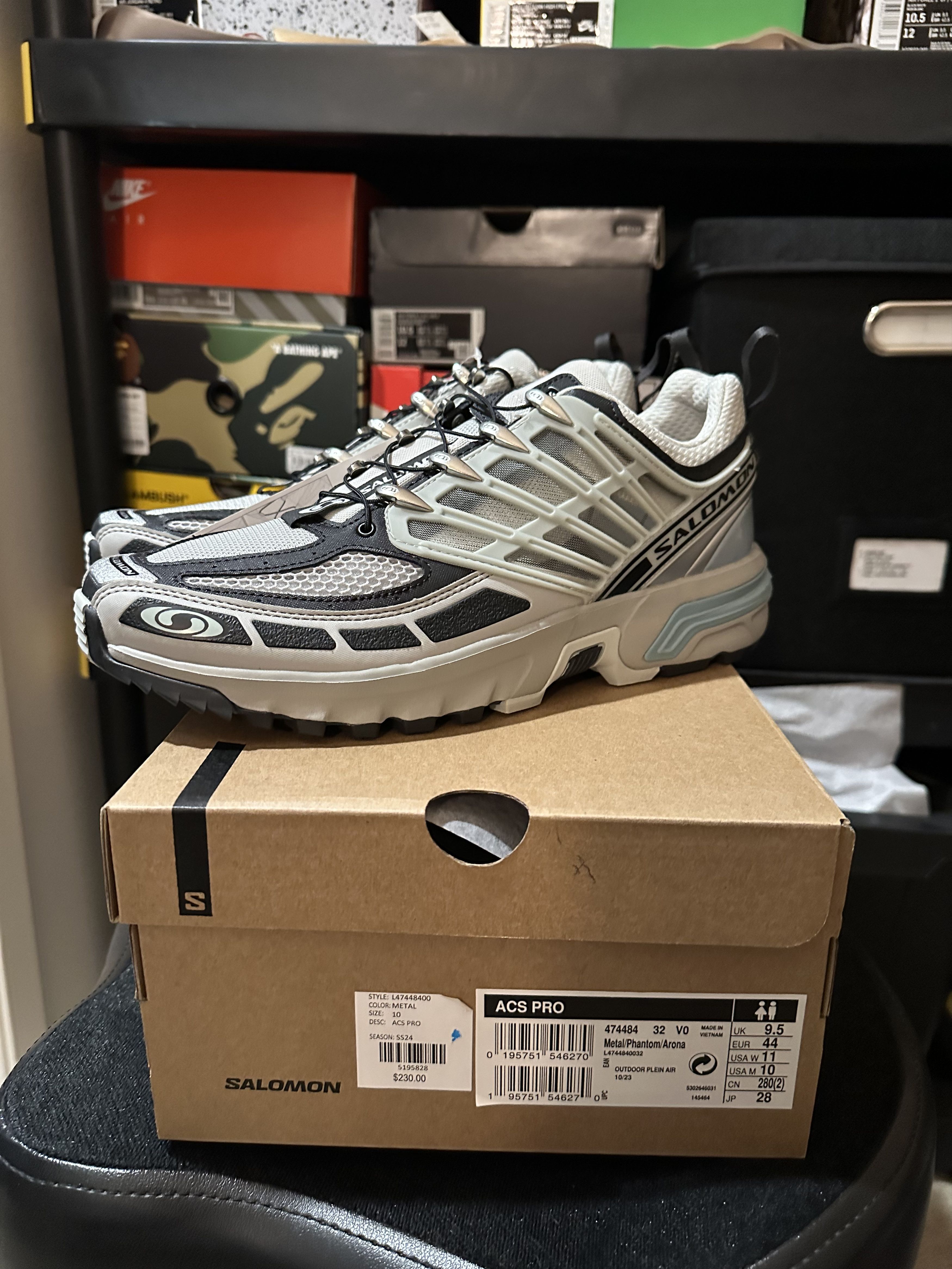 Salomon ACS PRO Metal Phantom Size US 10 / EU 43 - 2 Thumbnail