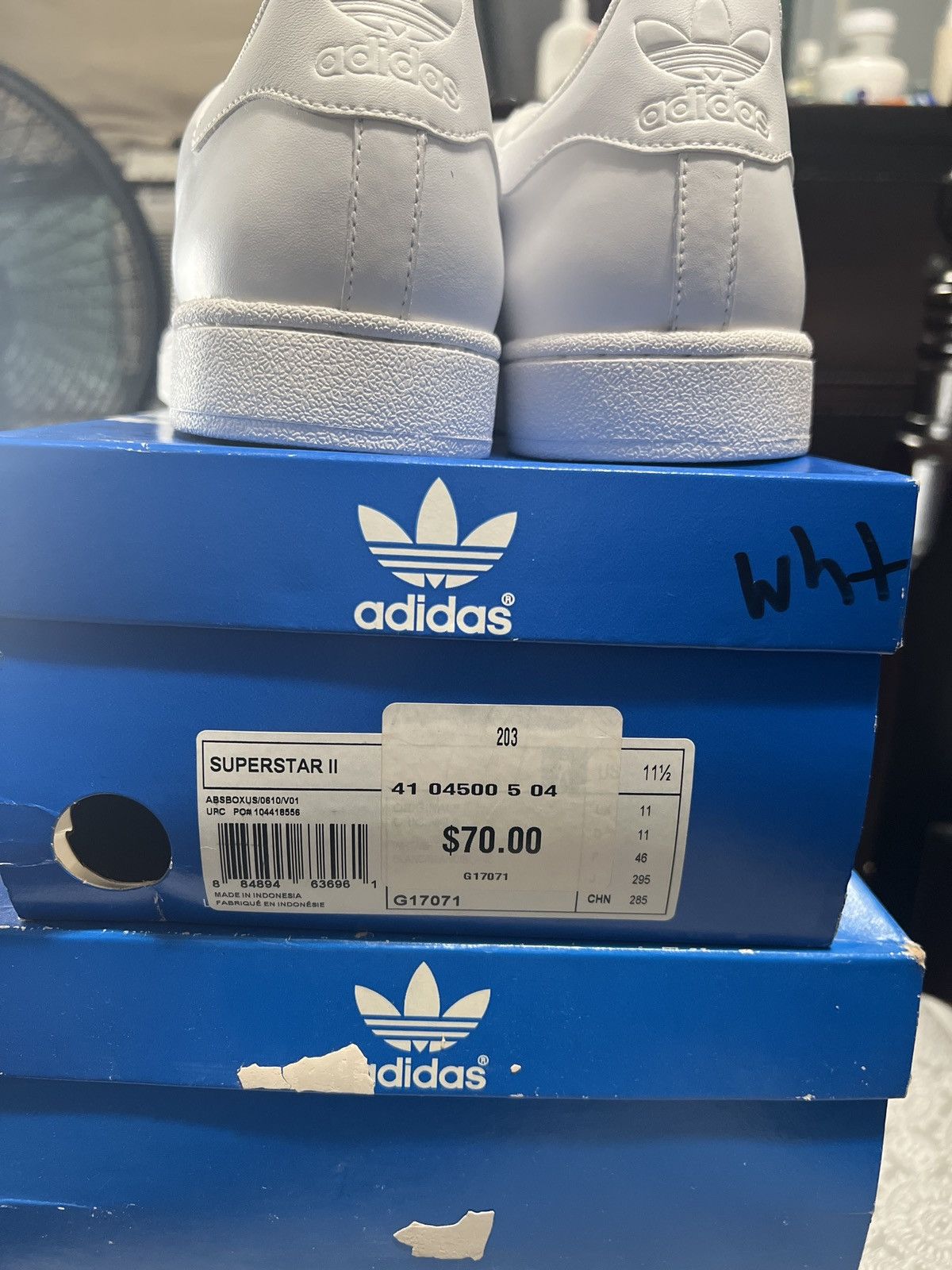 Adidas Adidas Superstar II Size US 11.5 / EU 44-45 - 7 Thumbnail