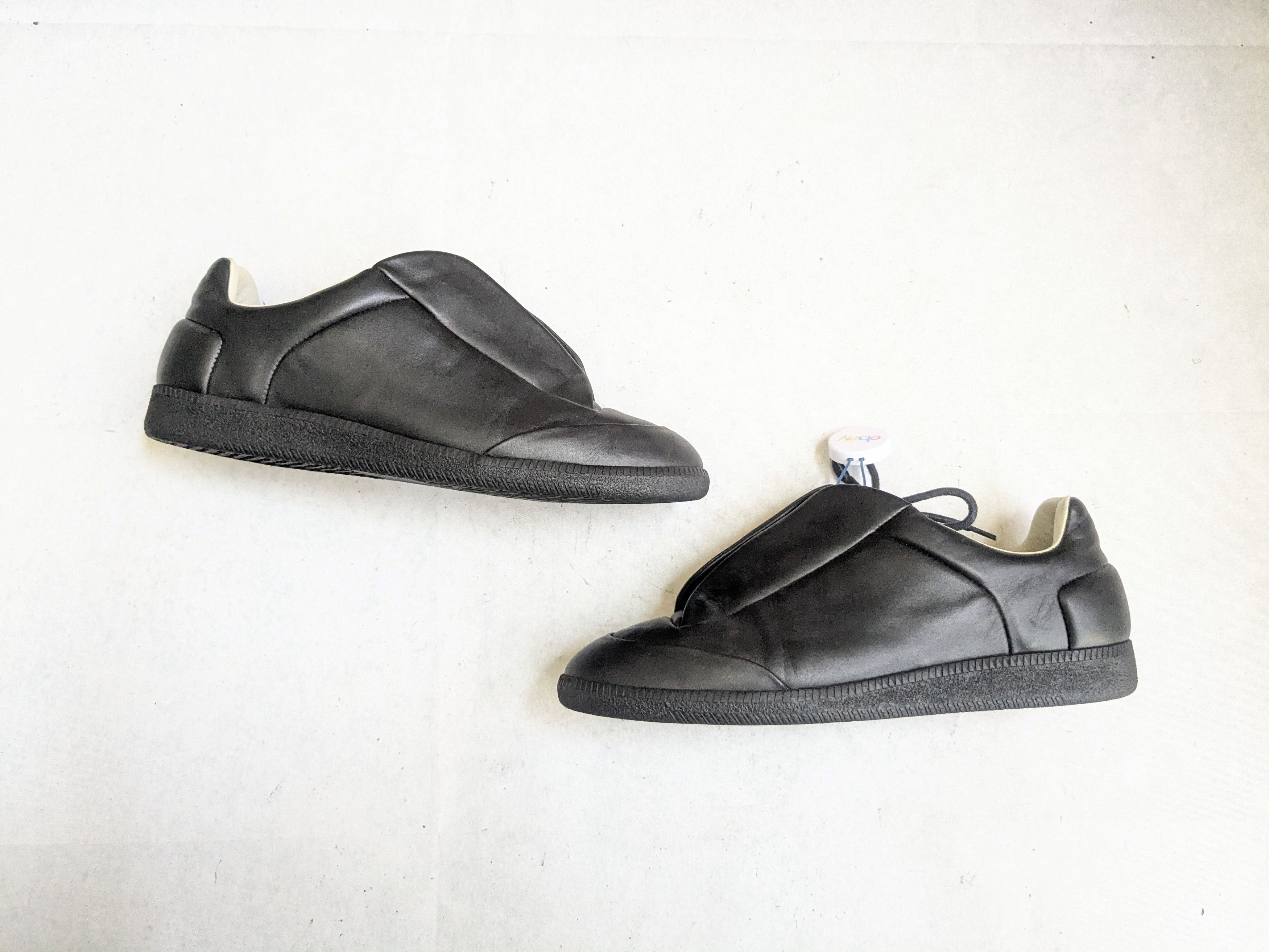 Maison Margiela MMM Margiela Black German Army Trainers 43 | Grailed