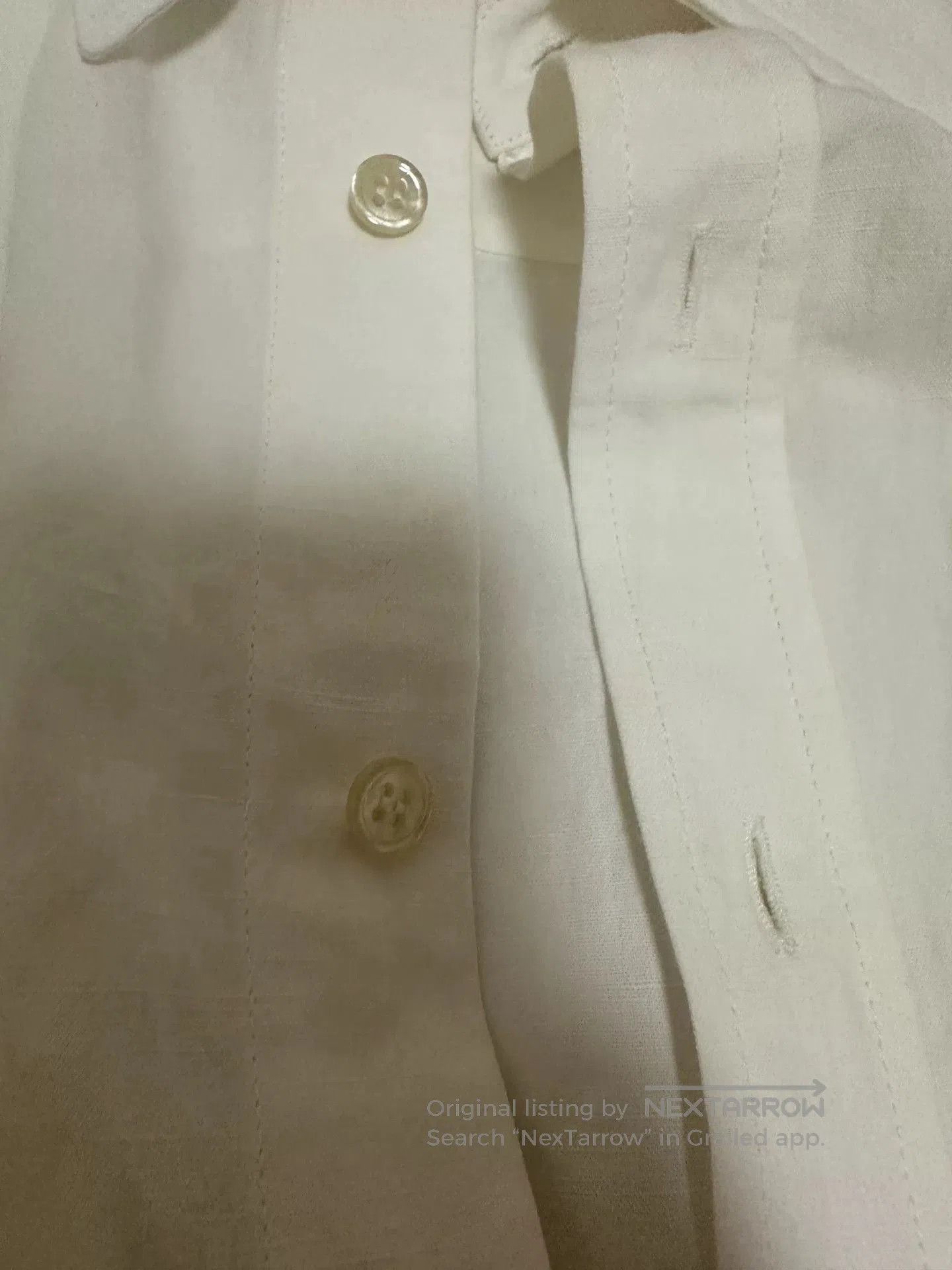 Saint Laurent Paris Saint Laurent White Cotton. Size S / US 4 / IT 40 - 2 Thumbnail