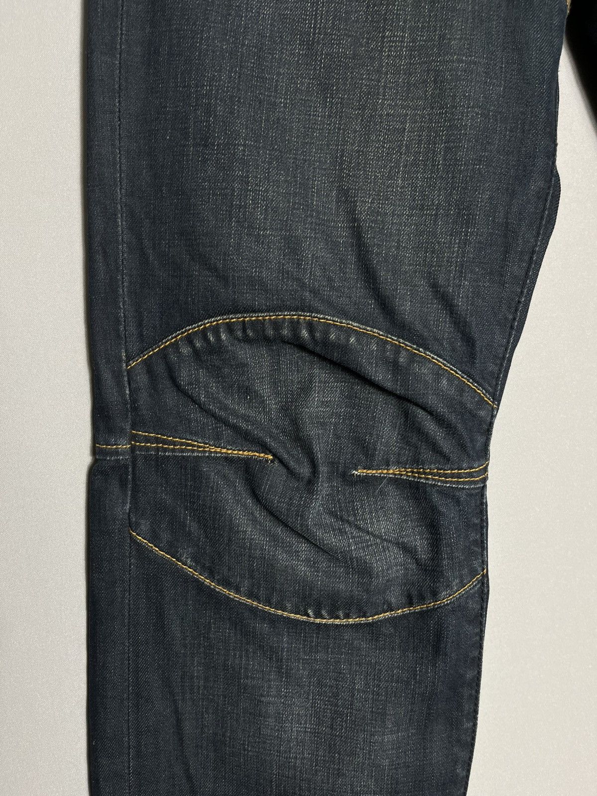 G-Star Vintage G Star Elwood Heritage Embro Tapered 96 Denim Pants Size US 34 / EU 50 - 4 Thumbnail