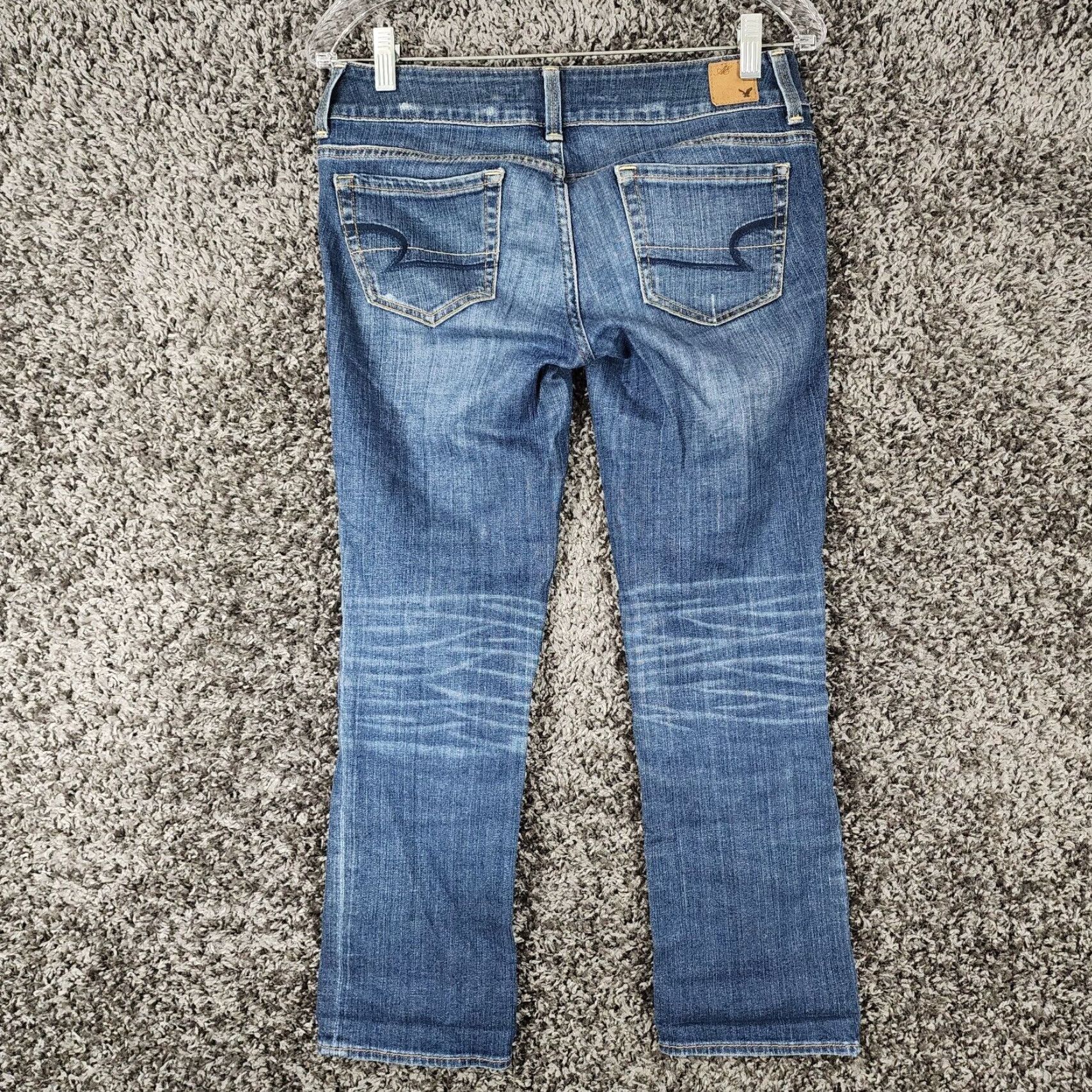 American Eagle Outfitters American Eagle Womens Blue Stretch Jeans Size 2 Size 26" / US 2 / IT 38 - 6 Thumbnail