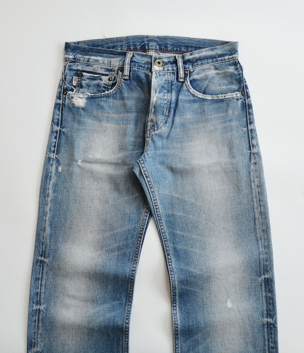 Ralph Lauren Ralph Lauren Mercer Slim Straight Distressed Jeans Size US 30 / EU 46 - 4 Thumbnail