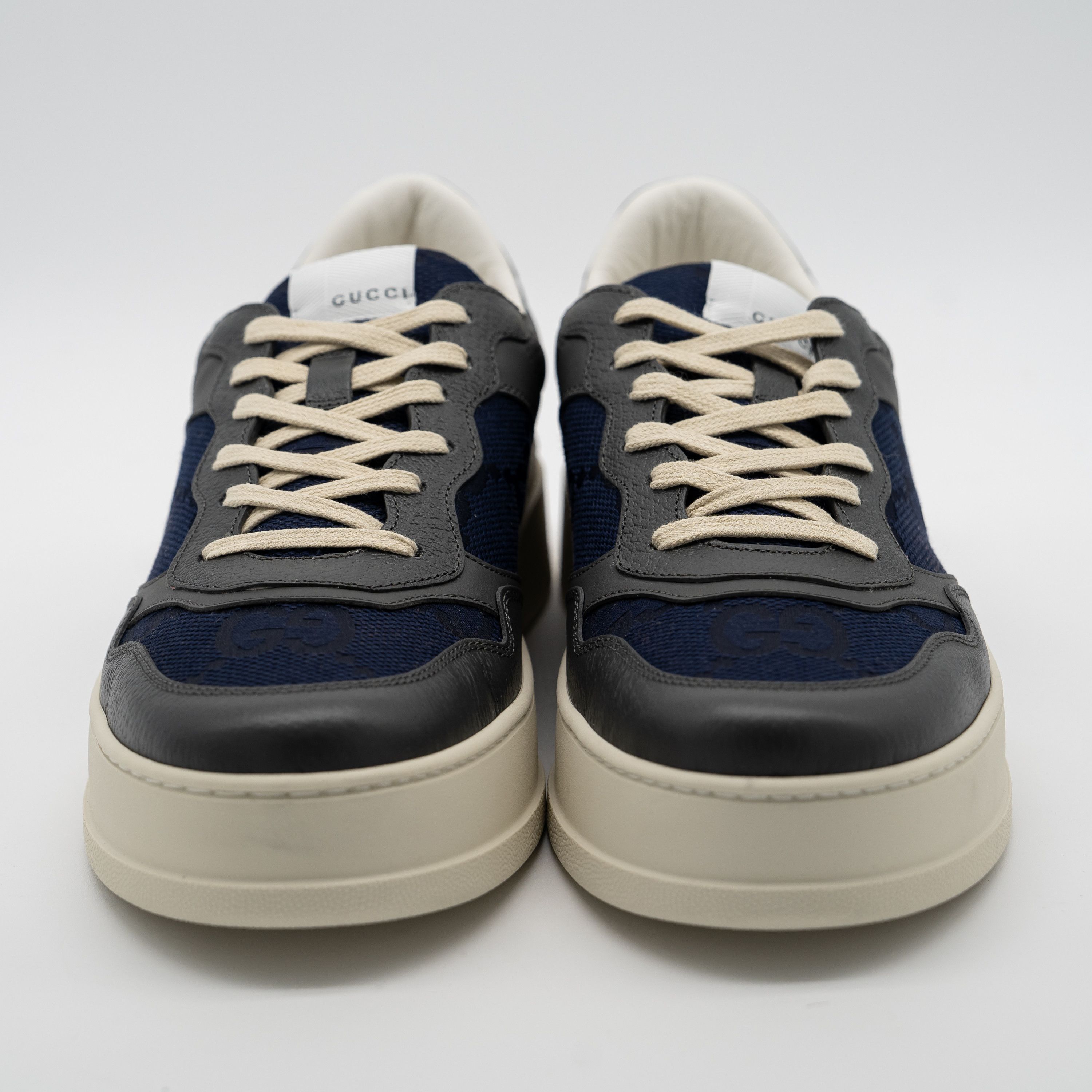 Gucci 12G 12.5 US Gucci GG Chunky B Sneakers Navy Blue White GG Size US 12.5 / EU 45-46 - 2 Thumbnail