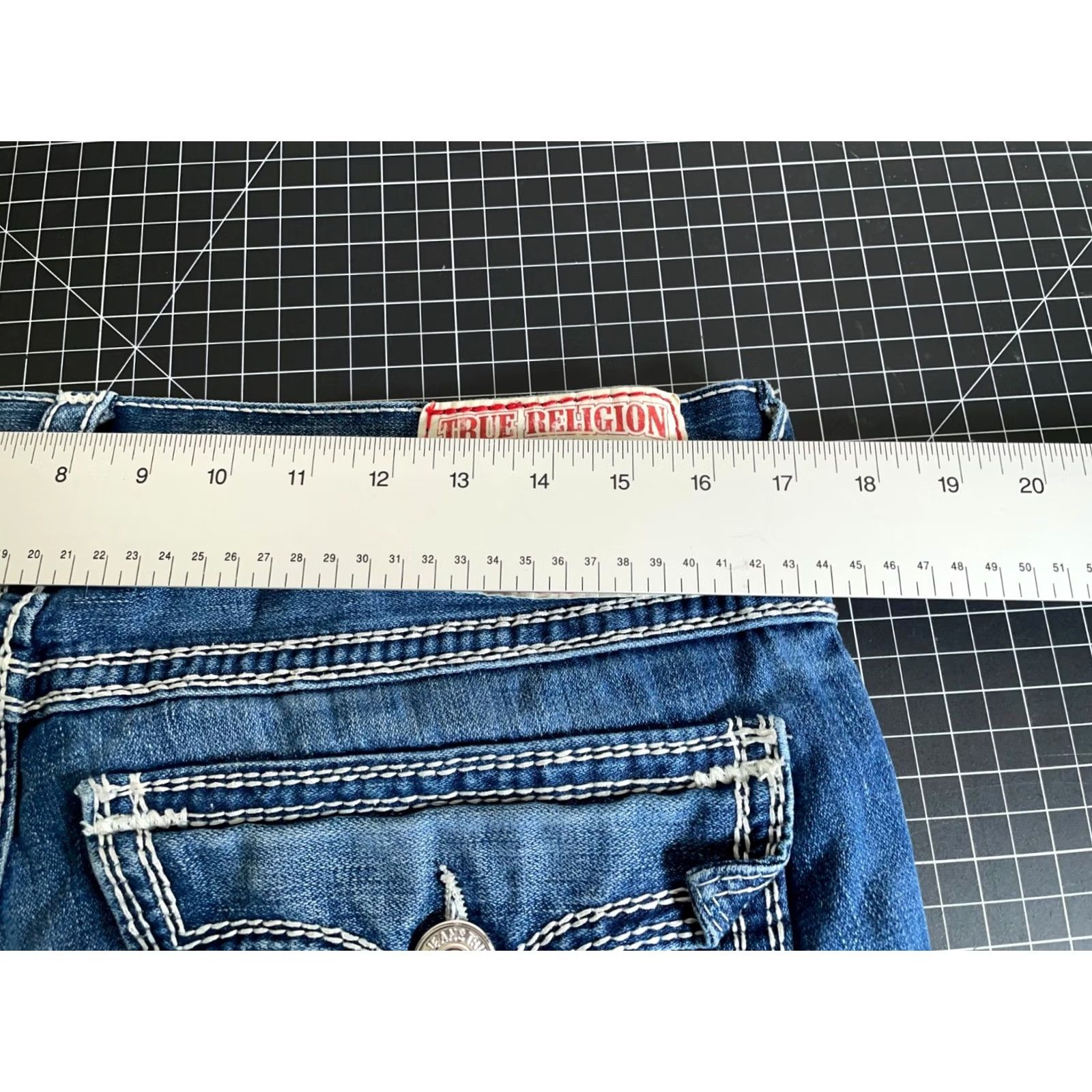 True Religion VINTAGE True Religion Jeans Bootcut Men's 33 x 27 5-Pocket Denim Blue Please laboriously adjust for searchability Size US 33 - 6 Thumbnail