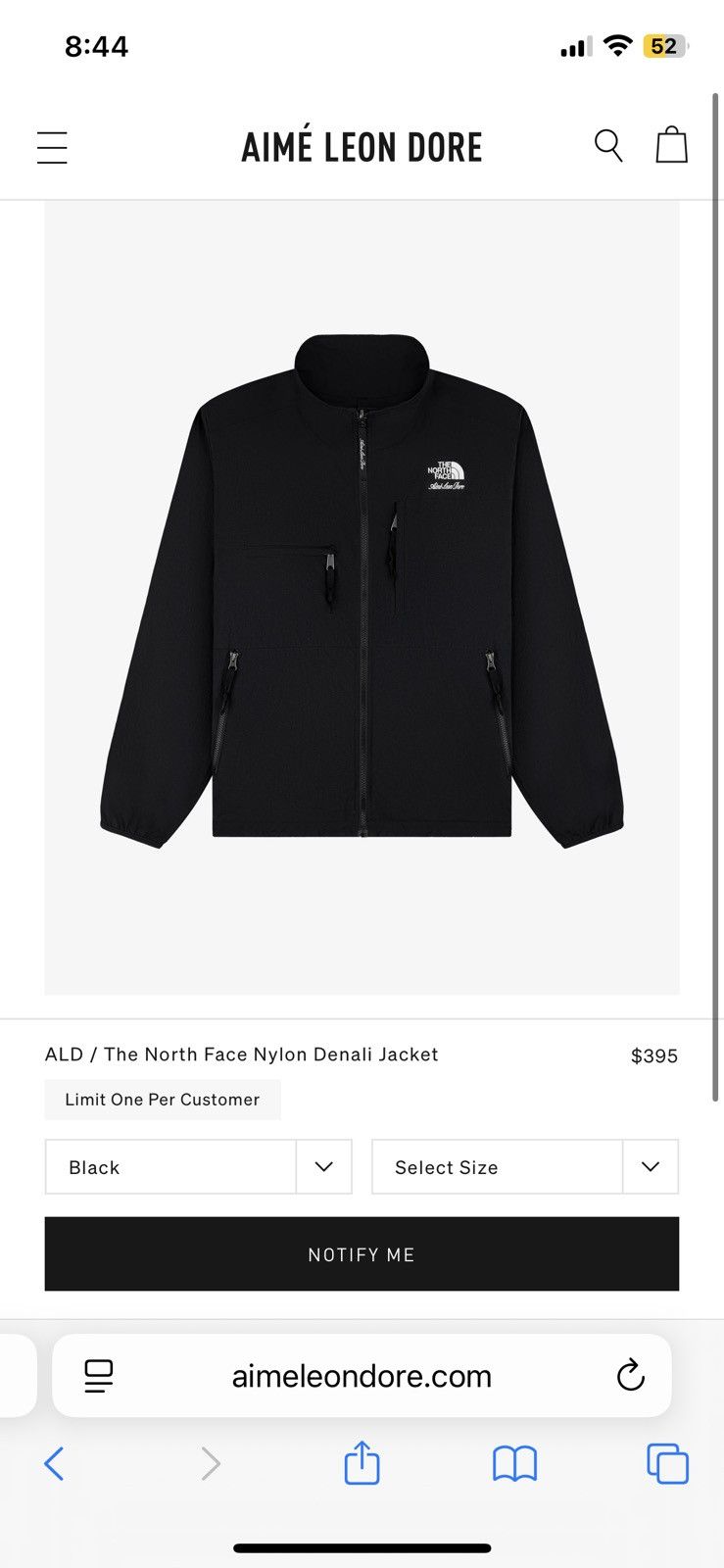 Aime Leon Dore x North Face Denali Jacket