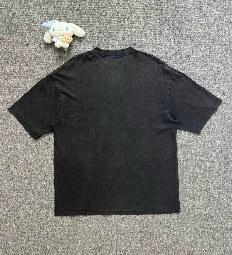 Balenciaga Balenciaga Washed and made old grey barbed logo short sleev Size US XS / EU 42 / 0 - 2 Thumbnail