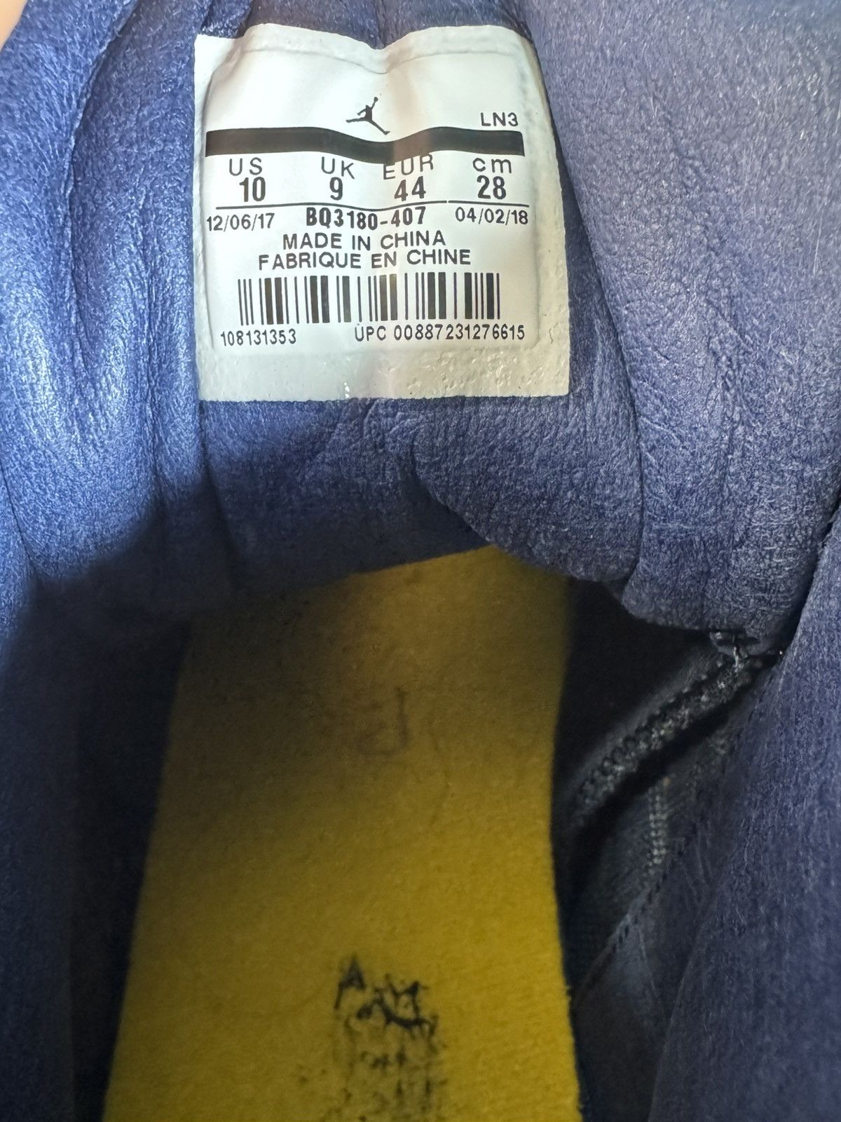 Jordan Brand Air Jordan 12 Retro Michigan Size US 10 / EU 43 - 8 Thumbnail
