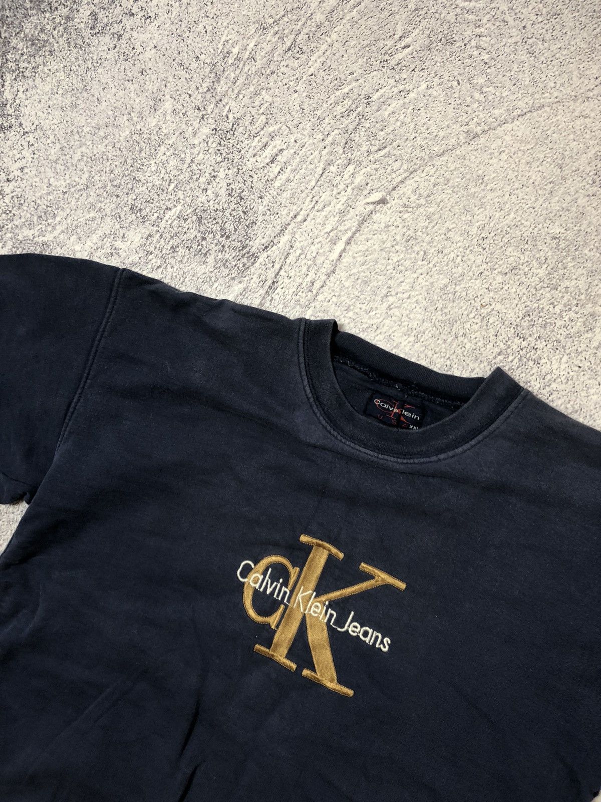 Calvin Klein Vintage men’s sweater Calvin Klaire size xxl big logo casual Size US XXL / EU 58 / 5 - 5 Thumbnail