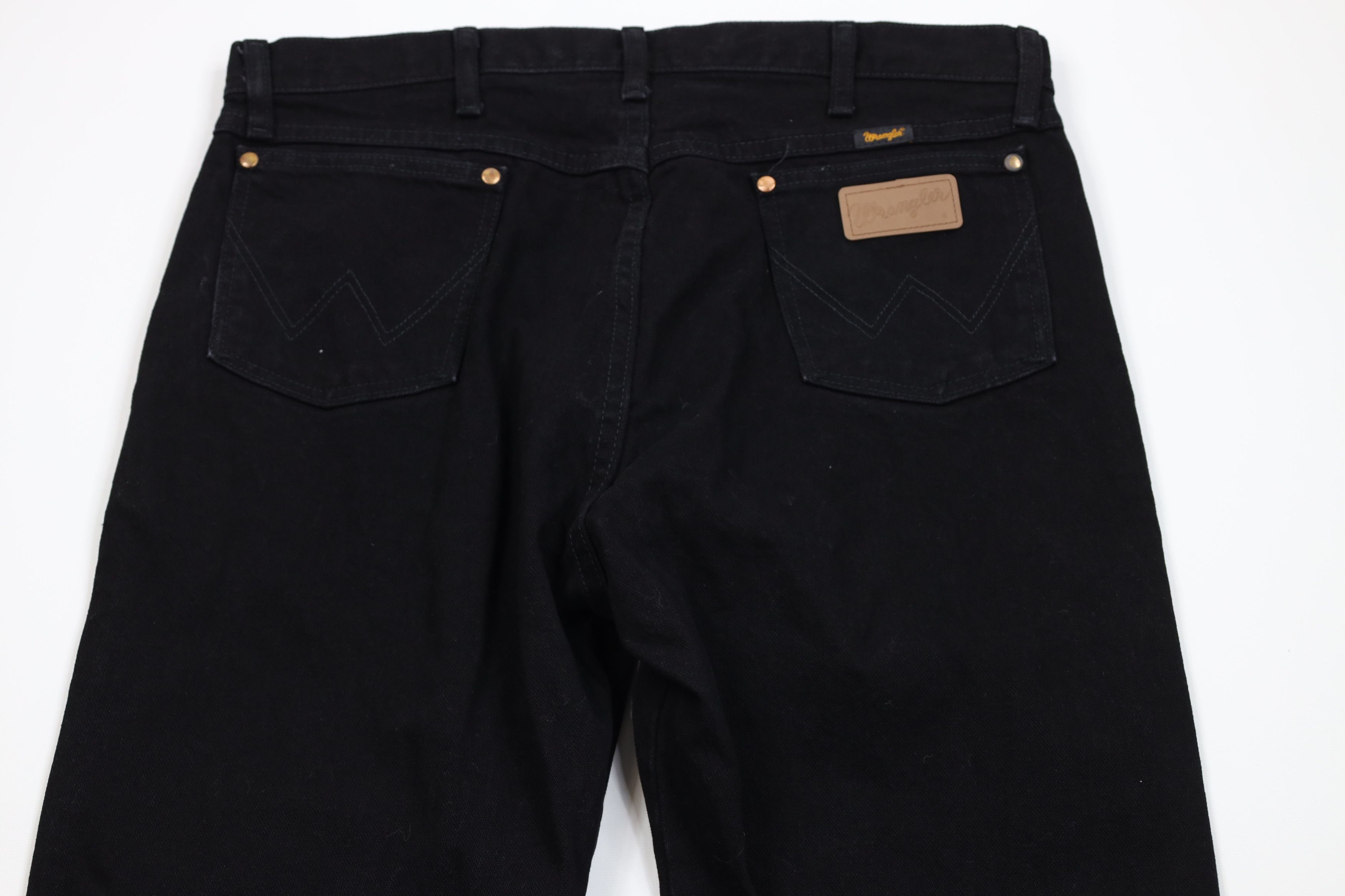 Wrangler Vintage Wrangler Western Bootcut Denim Jeans Black Cotton Size US 36 / EU 52 - 11 Thumbnail