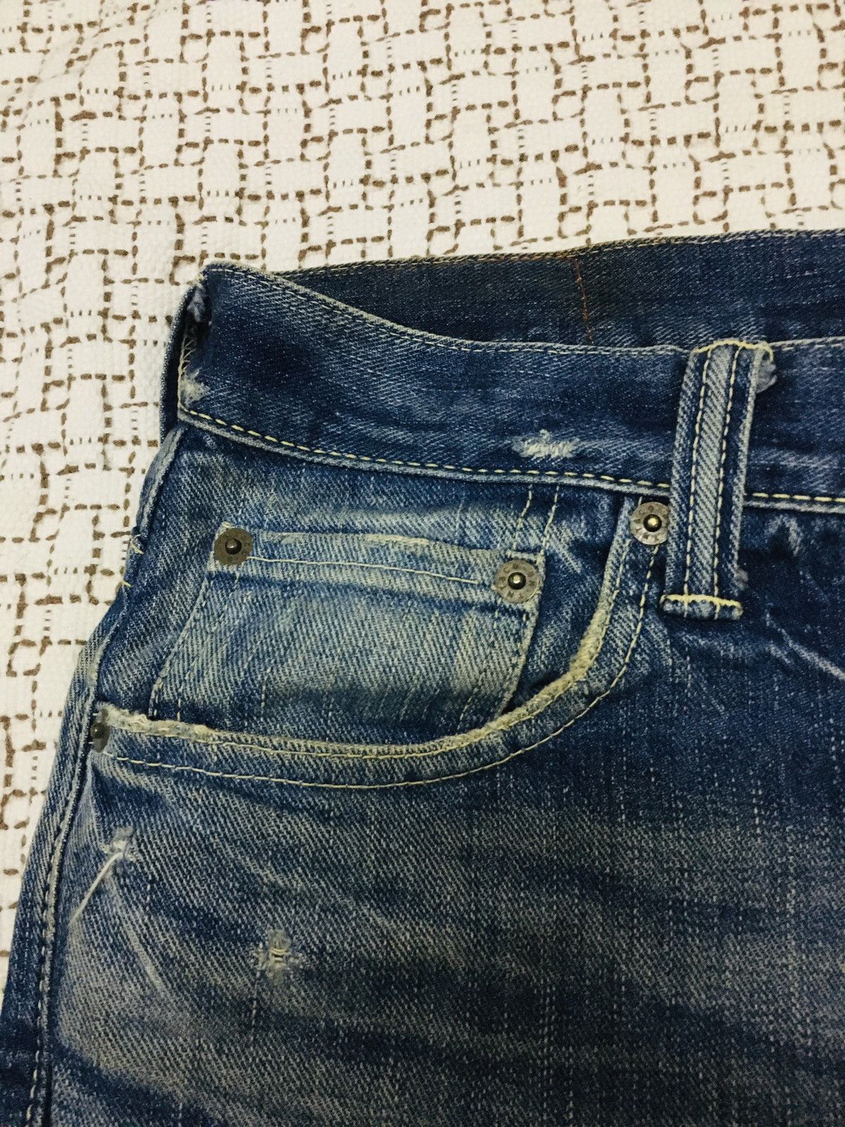 TMT TMT Japan Distressed Jeans (17) Size US 32 / EU 48 - 10 Thumbnail