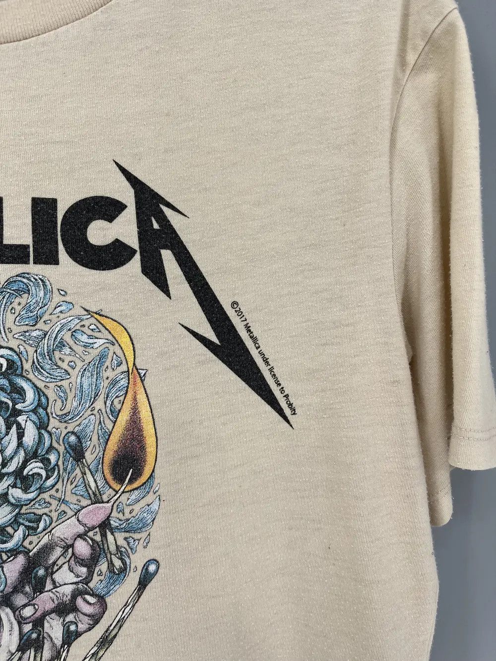 Band Tees Vintage Y2K Metallica Band Tour Distressed Tshirt Streetwear Size US S / EU 44-46 / 1 - 6 Thumbnail