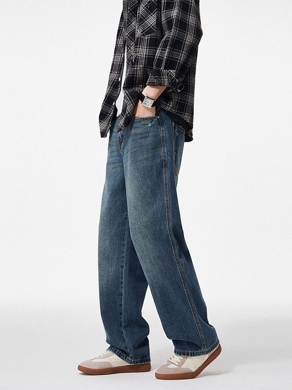 Japanese Brand American Cleanfit Retro Loose-fit Casual Straight Leg Jeans Size US 32 / EU 48 - 3 Thumbnail