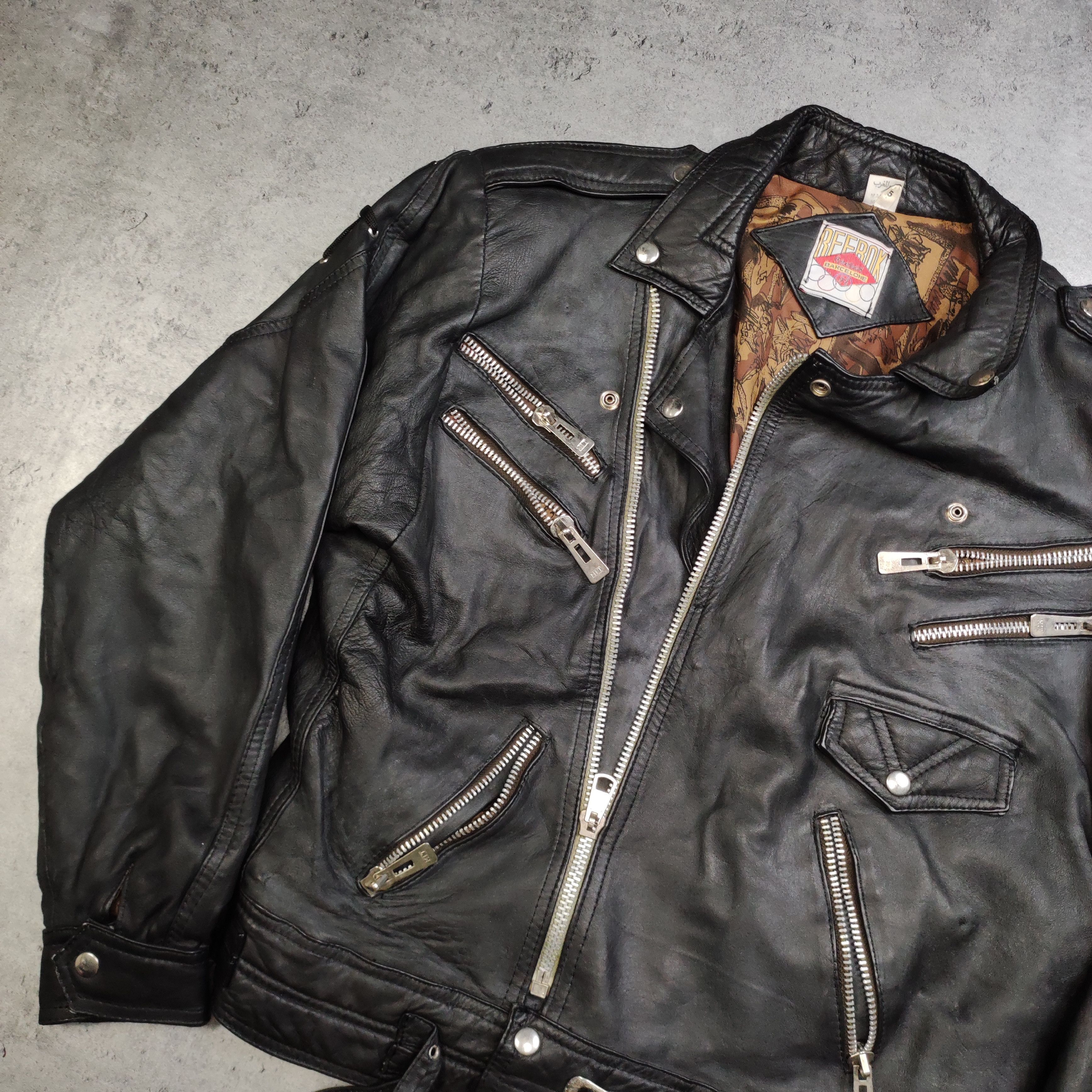 Reebok × USA Olympics × Vintage 1/1 Barcelona Olimpic Games 1992 Reebok Leather Jacket Size US M / EU 48-50 / 2 - 4 Thumbnail
