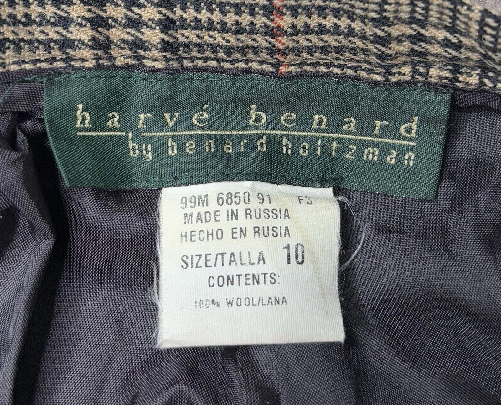 Harve Benard Harve Benard Wool Dress Pants Women's 10 Pleated Russia Size 32" / US 10 / IT 46 - 2 Thumbnail