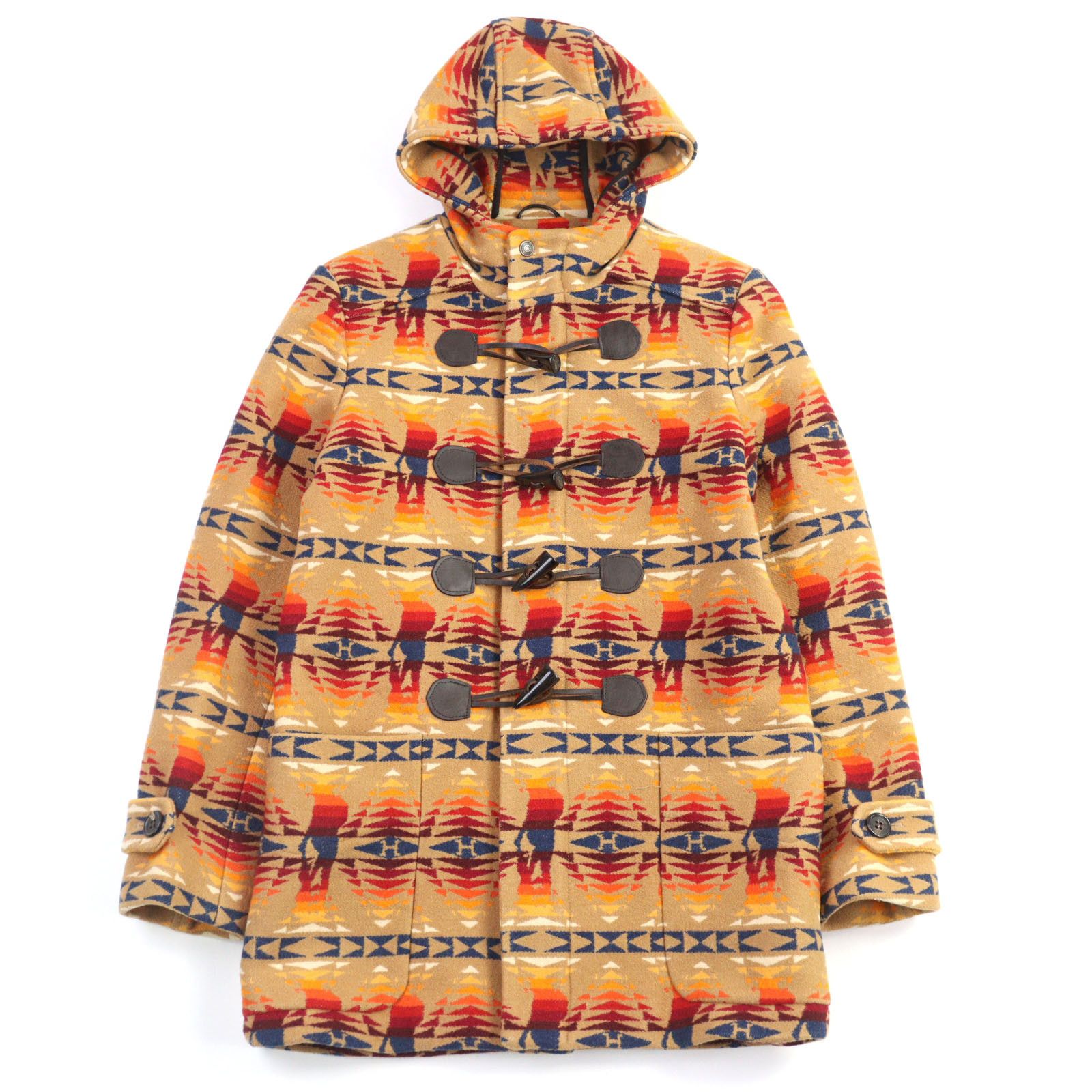 Other Other Hysteric Glamour Pendleton Wool Coat Leather Outerwear DUTY FREE for USA Size ONE SIZE - 1 Thumbnail