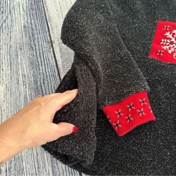 Vintage Vintage 2004 Christopher & Banks Chunky Teddy Fleece Pullove Size L / US 10 / IT 46 - 5 Thumbnail