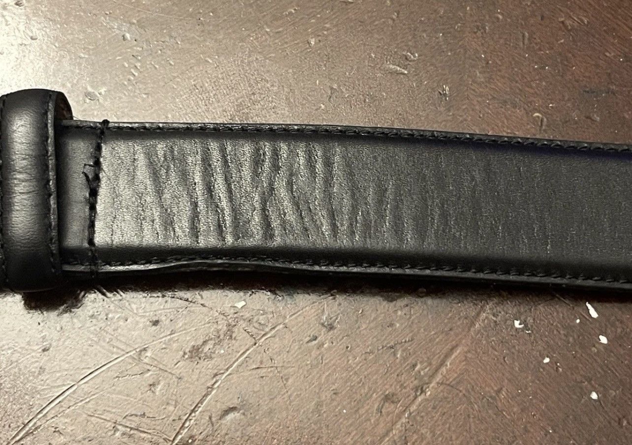 Allen Edmonds Allen Edmonds 102/40 39501 Leather Belt Made Size 40 Black Size 40 - 2 Thumbnail