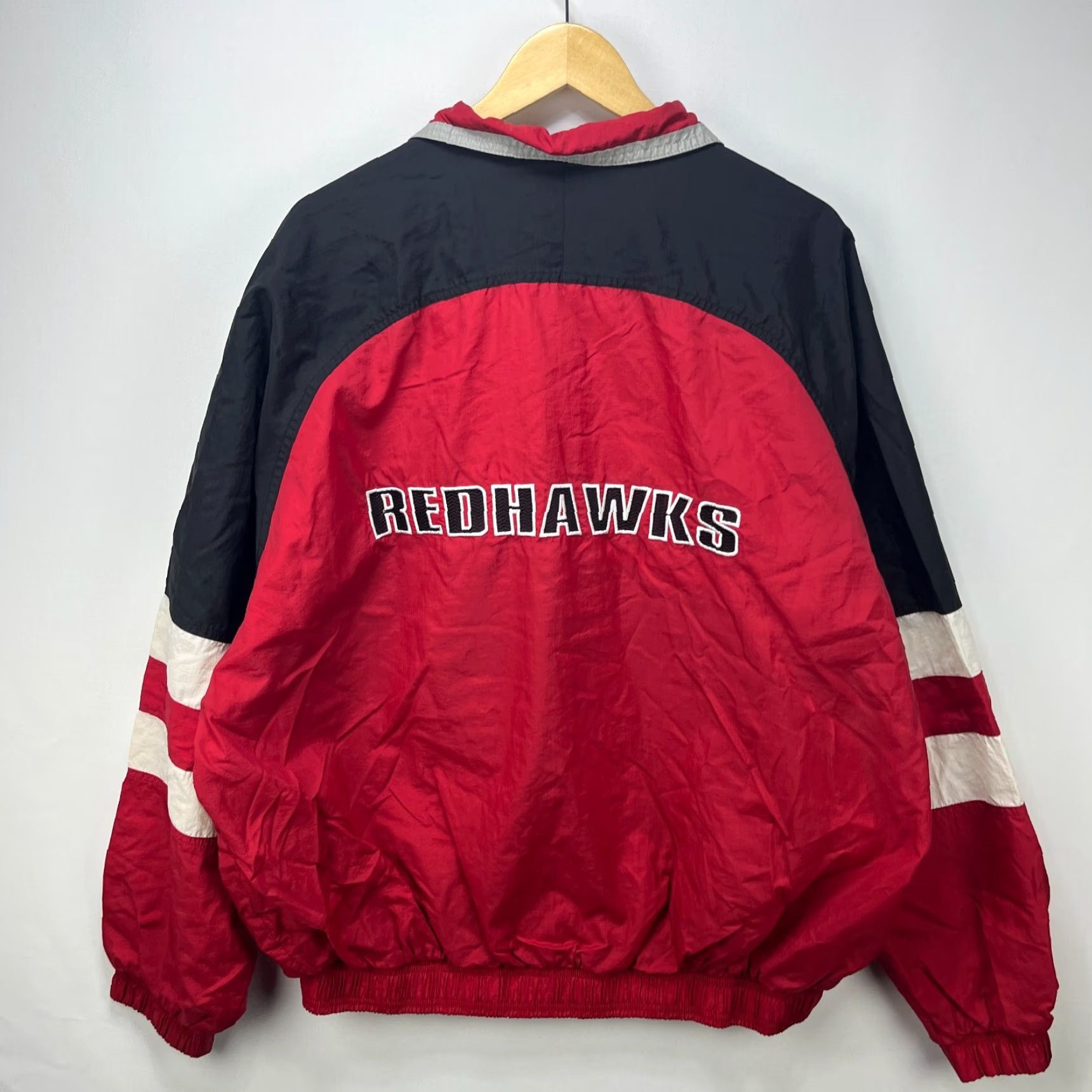 Starter VINTAGE Starter Windbreaker Jacket 2XL Mens Red Size US XXL / EU 58 / 5 - 4 Thumbnail