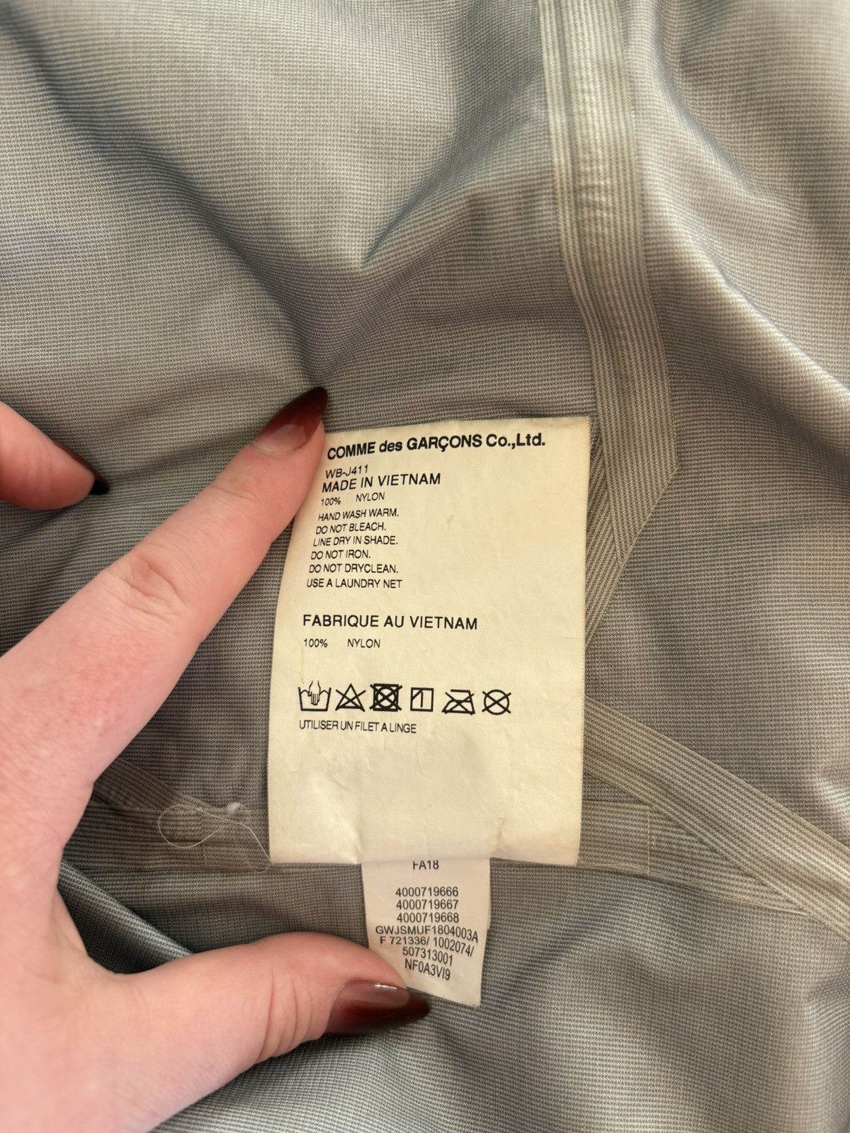 Comme des Garcons × Junya Watanabe × The North Face COMME des GARCONS JUNYA WATANABE MAN mountain parka WB-J411 Size US L / EU 52-54 / 3 - 5 Thumbnail