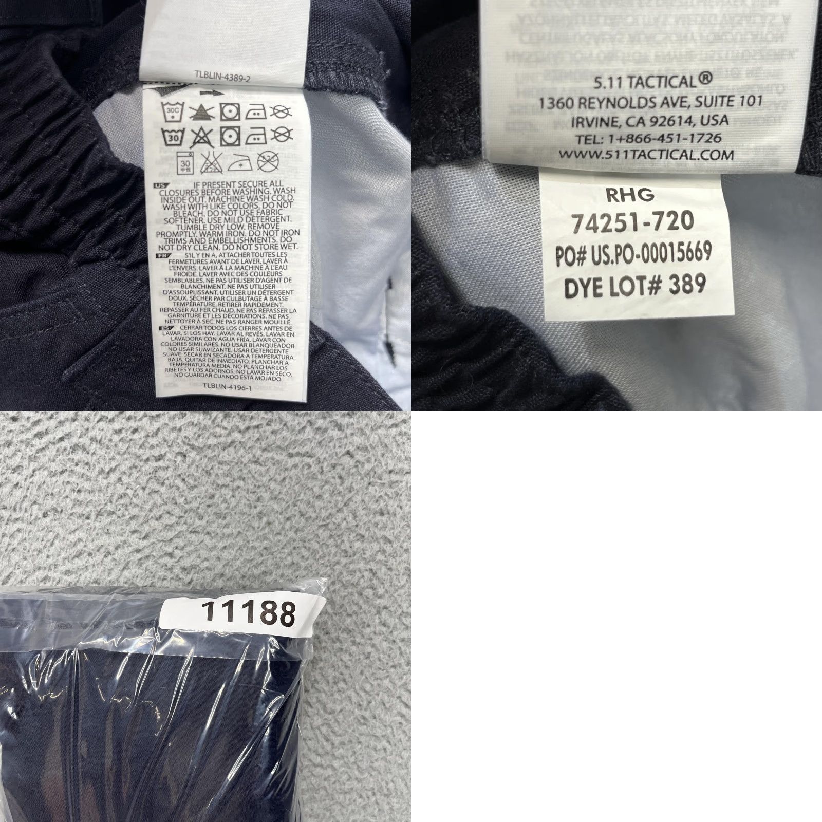 Vintage VINTAGE 5.11 Tactical Pants Mens 30x30 Fire Navy Cargo Cotton Canvas Relaxed 74251 Size US 30 / EU 46 - 10 Thumbnail