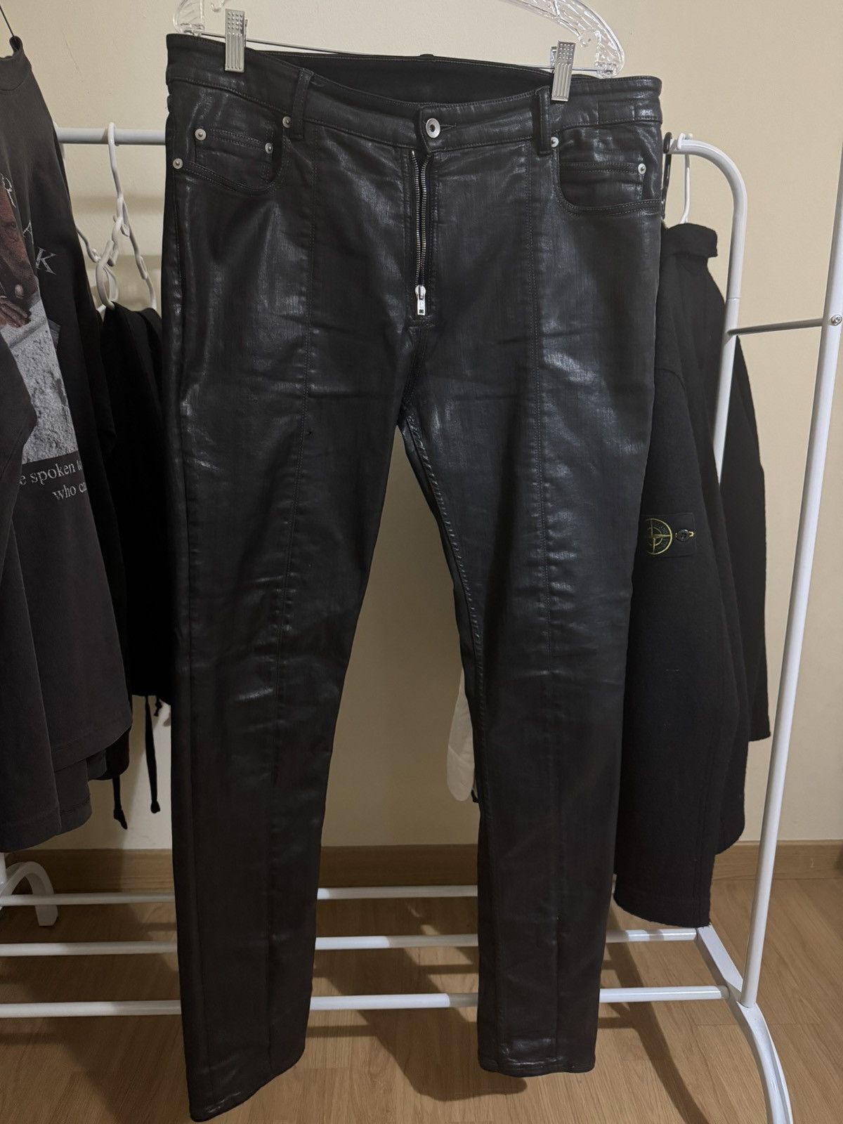 RO Drkshdw Waxed Tyrone Cut Denim