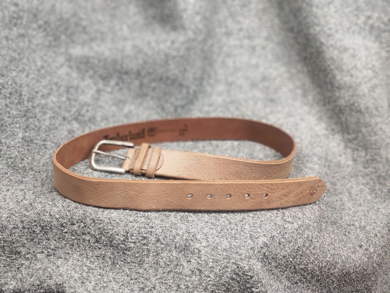 Timberland Timberland Beige Real Leather Minimalist Belt Vintage Style Size ONE SIZE - 7 Thumbnail