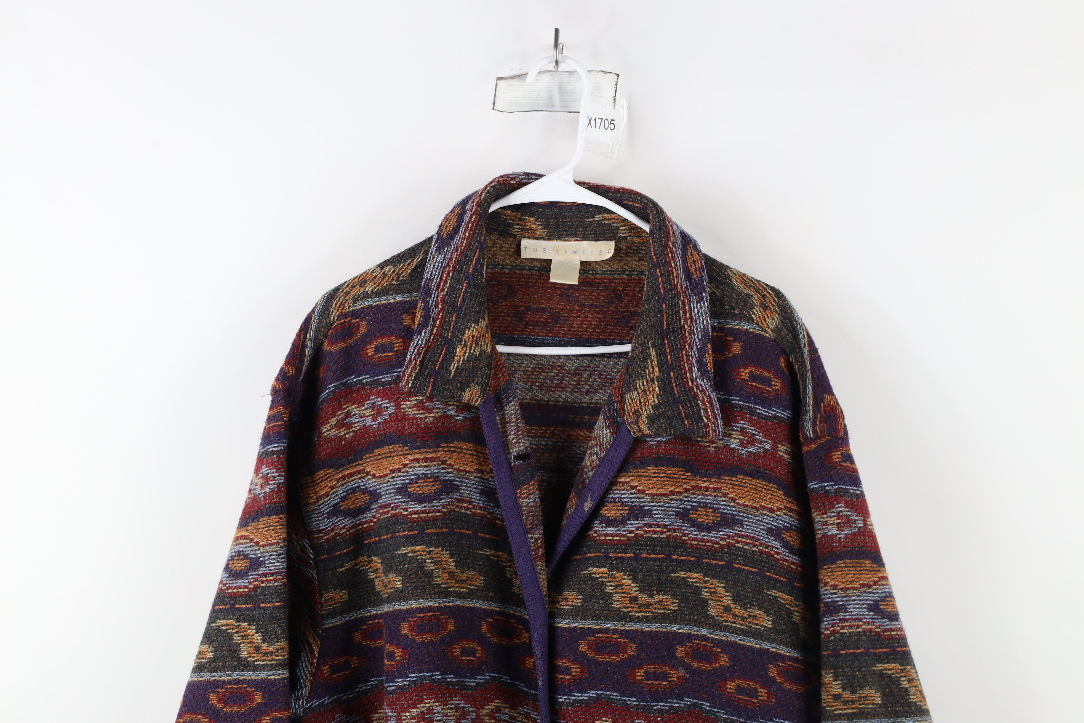 Vintage Vintage 90s Streetwear Rainbow Southwestern Blazer Jacket Size L / US 10 / IT 46 - 2 Thumbnail