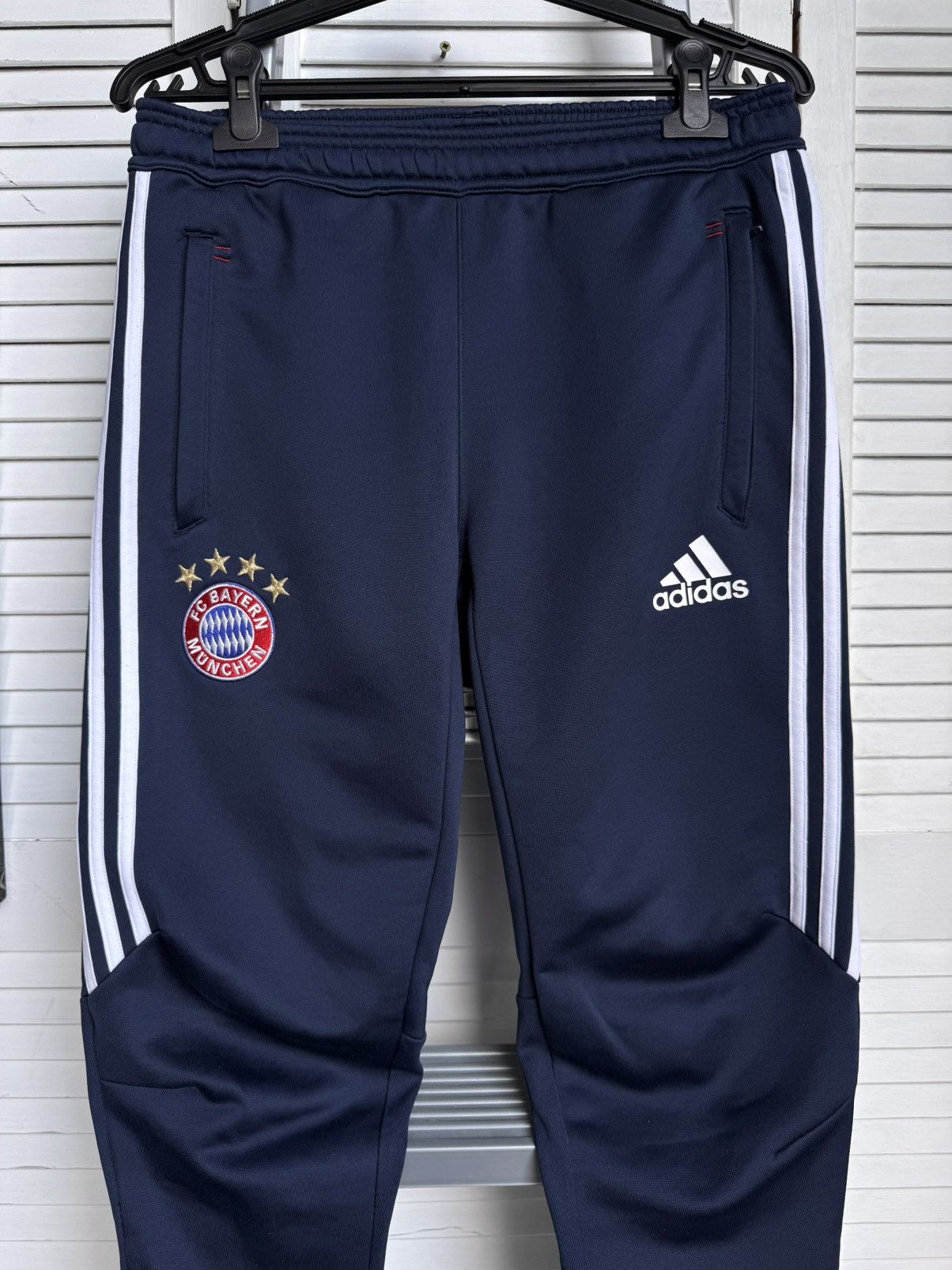 Adidas Adidas FC Bayern Munich Track Training Soccer Pants Blue Size US 30 / EU 46 - 3 Thumbnail
