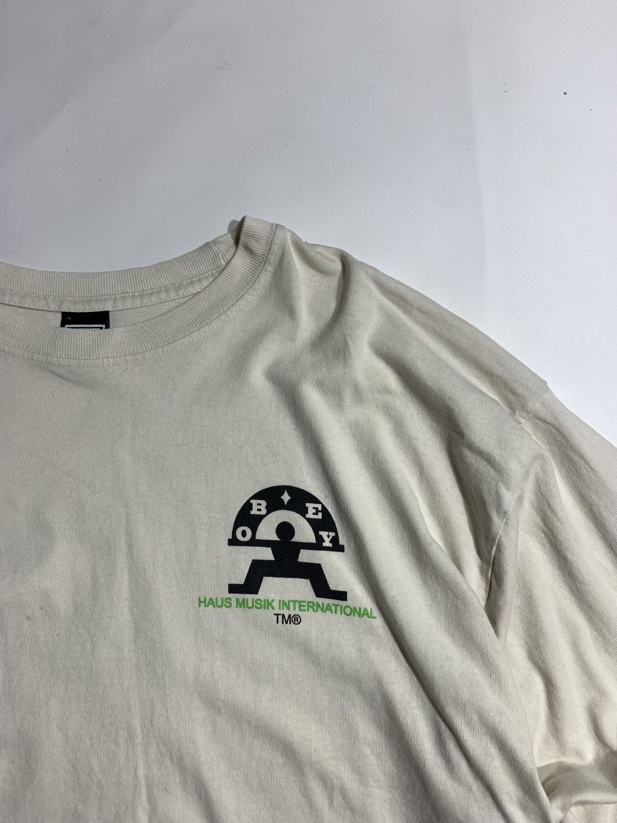 Obey Obey Clothing LIFESTYLE - LANG HAUS MUSIK - Sweatshirt beige Size US XL / EU 56 / 4 - 4 Thumbnail