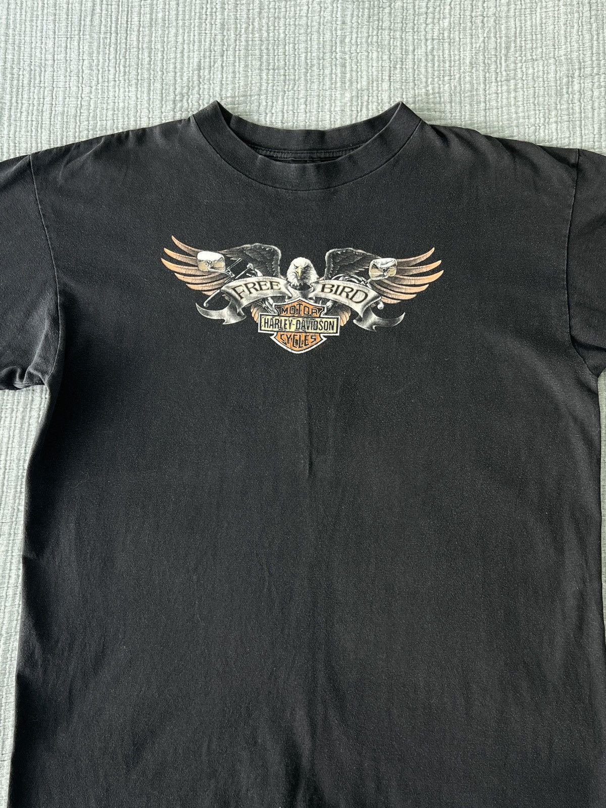 image of Vintage | Harley Davidson Tee | XL in Black, Men's