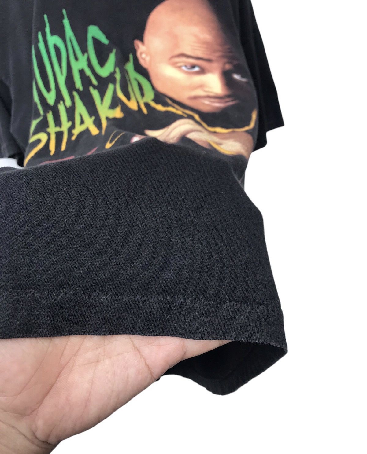 Band Tees Vintage Bootleg Tupac Shakur Rap Tee 90s 2pac Shirt Size US XL / EU 56 / 4 - 8 Thumbnail