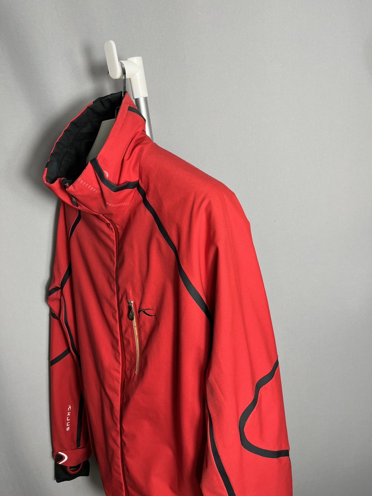 KJUS KJUS Storm Hood Jacket Ski Men Red Snowboarding Winter Sport Size US L / EU 52-54 / 3 - 7 Thumbnail