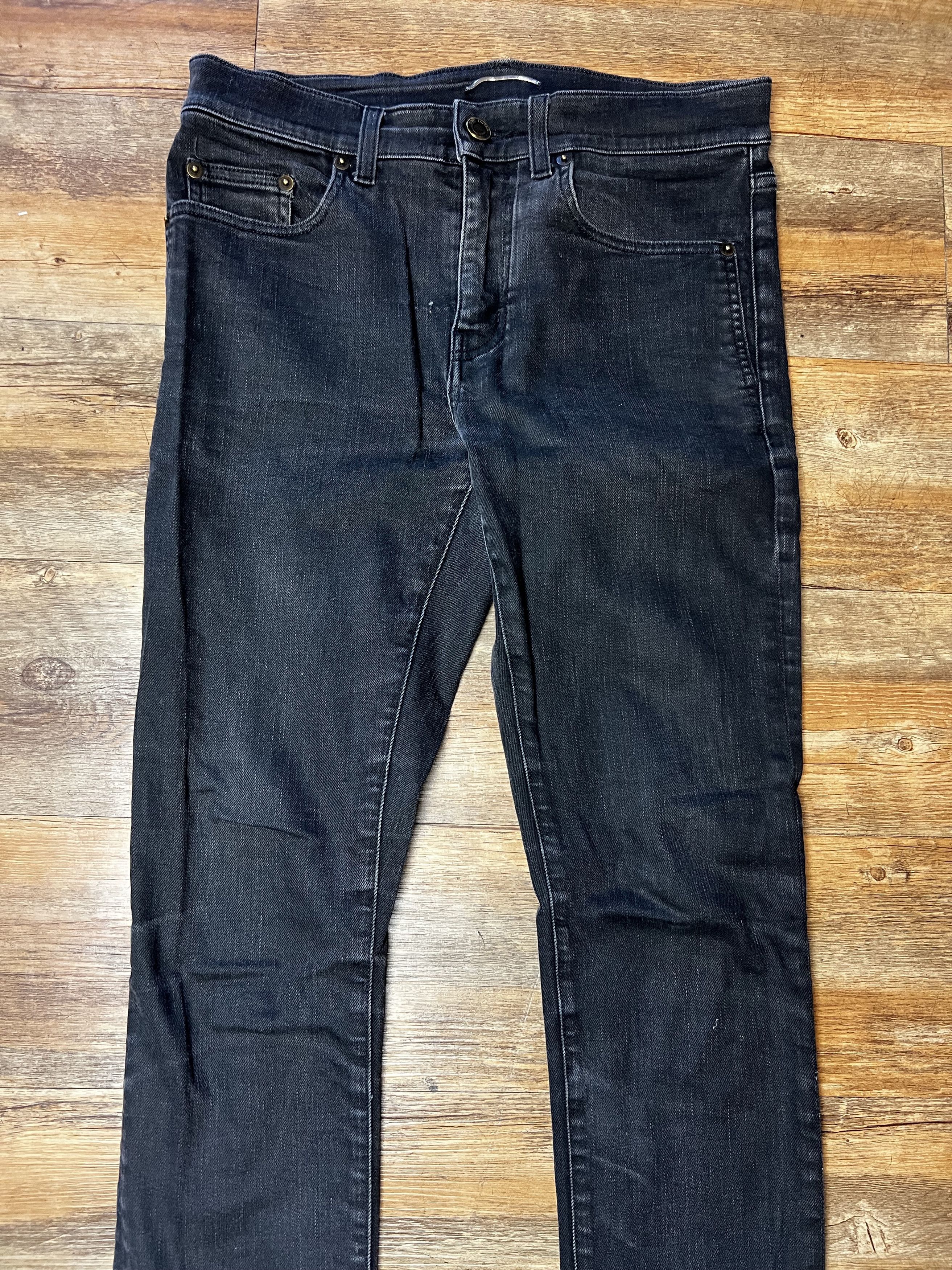 Saint Laurent Paris Saint Laurent Paris D02 Black Skinny Jeans Size US 30 / EU 46 - 12 Thumbnail