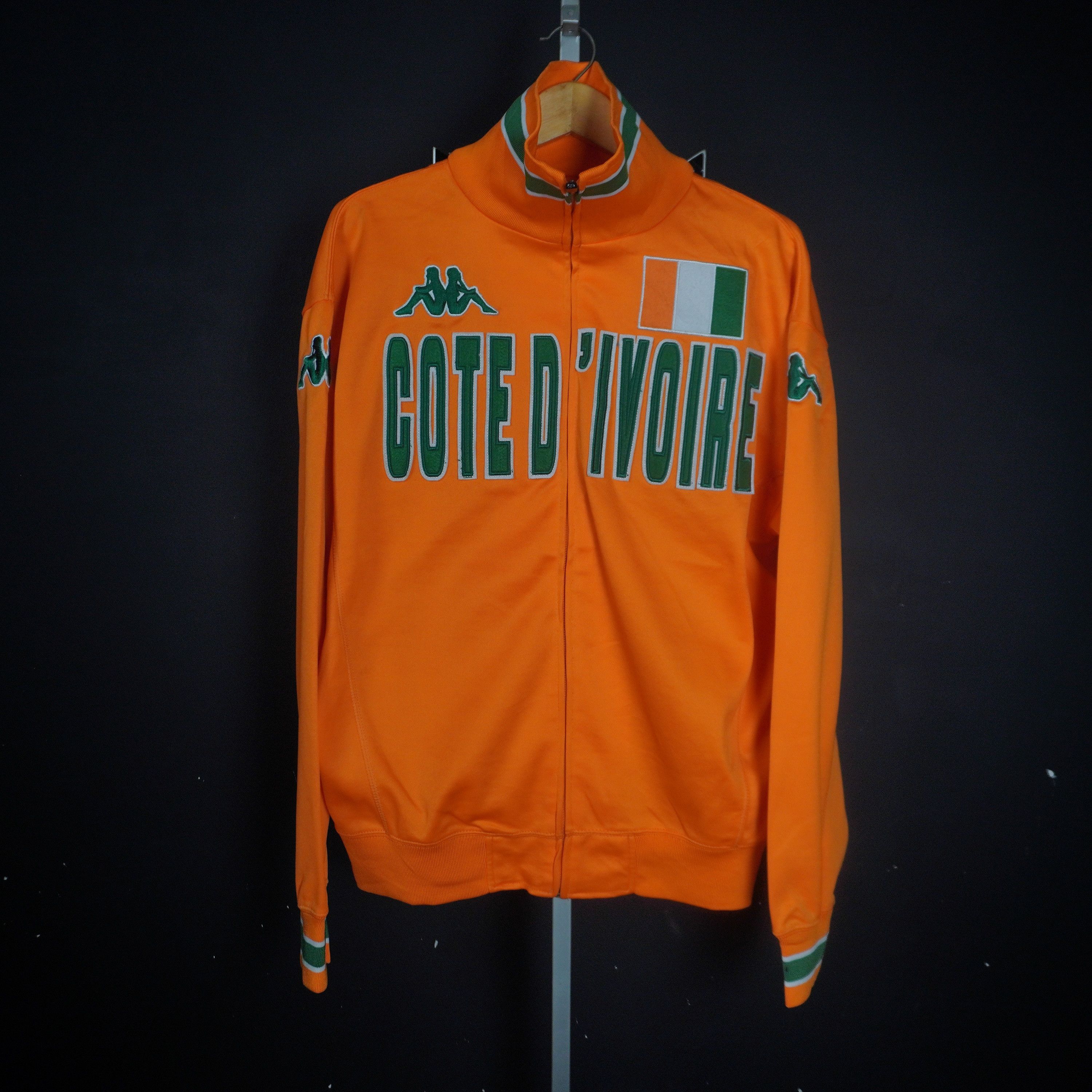 Kappa 2009-10 Ivory Coast Kappa Track Jacket RARE Size US M / EU 48-50 / 2 - 1 Thumbnail