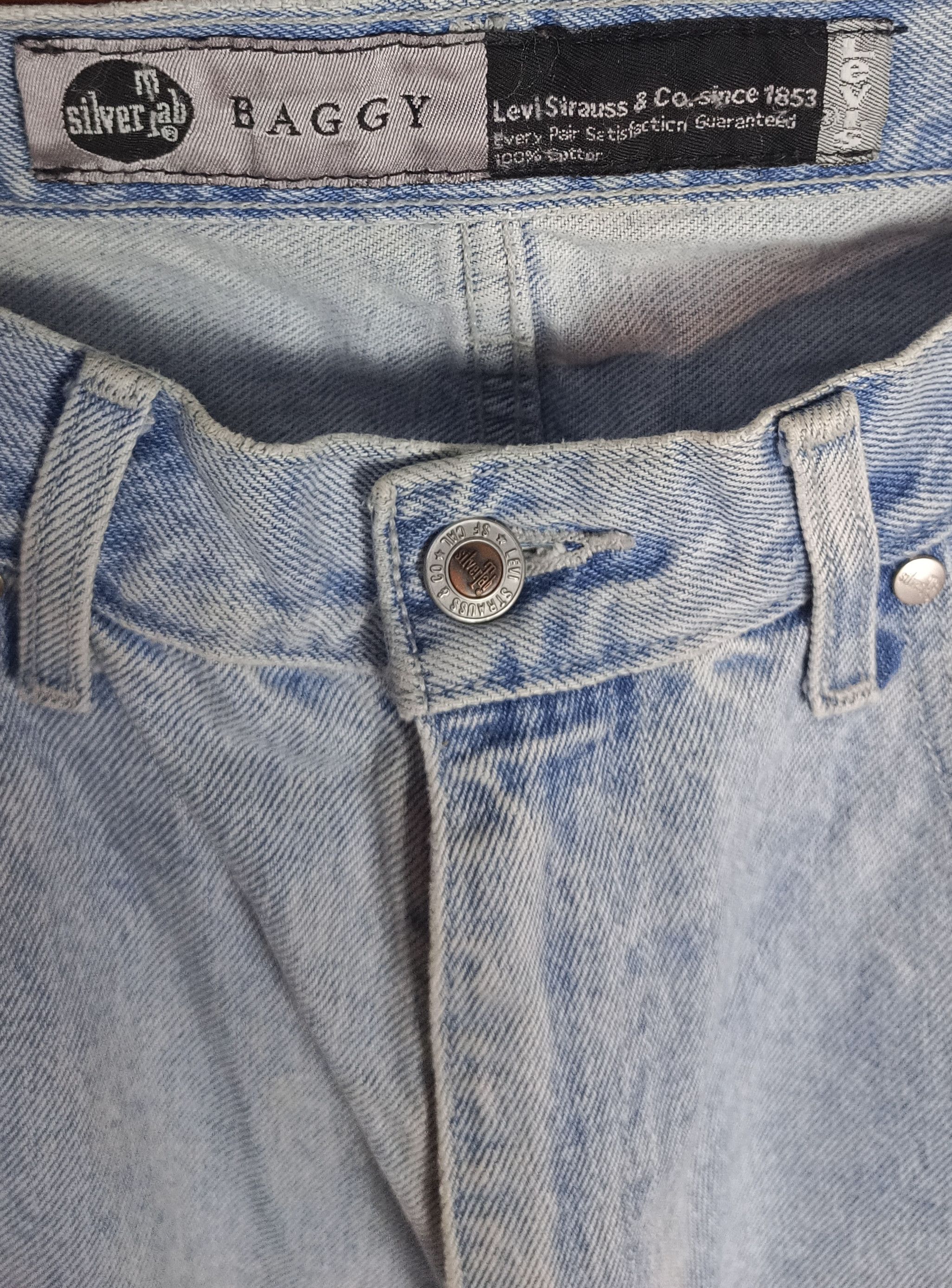 Levi's Vintage Clothing × Vintage Vintage Levi's SilverTab Baggy Blue Denim Single (R) Size US 35 - 8 Thumbnail